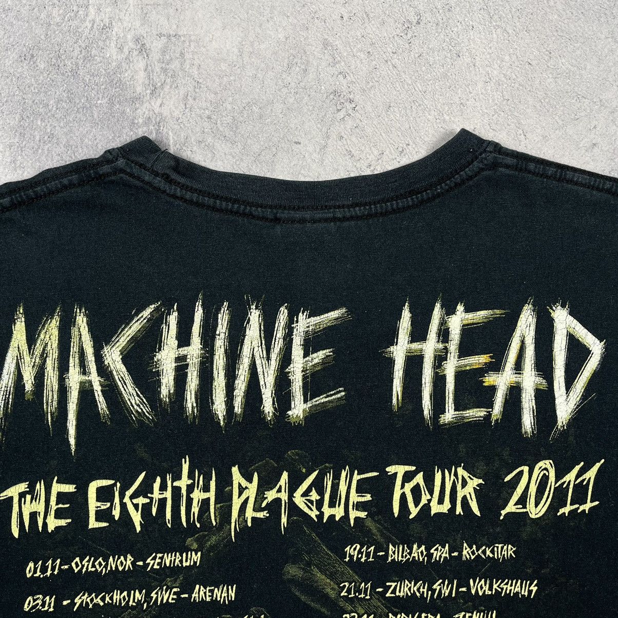 Band Tees Vintage Machine Head Unto the Locust tour rock band tee 2011 Size US L / EU 52-54 / 3 - 13 Thumbnail