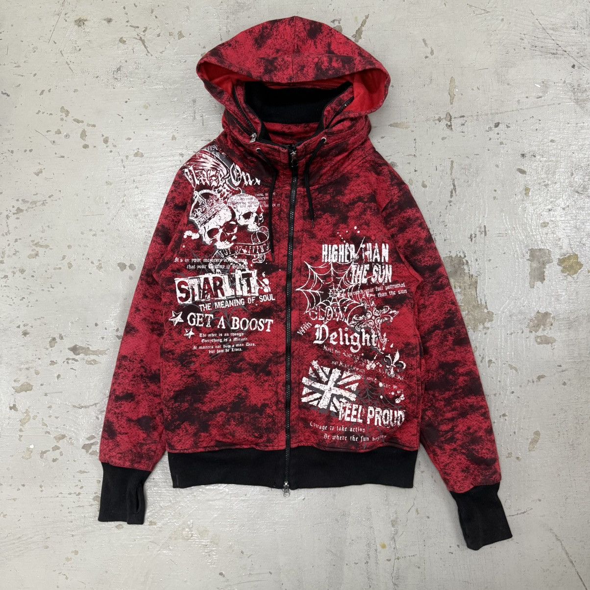 Clash Punk Poem Cross Seditionaries bono with hood jacket