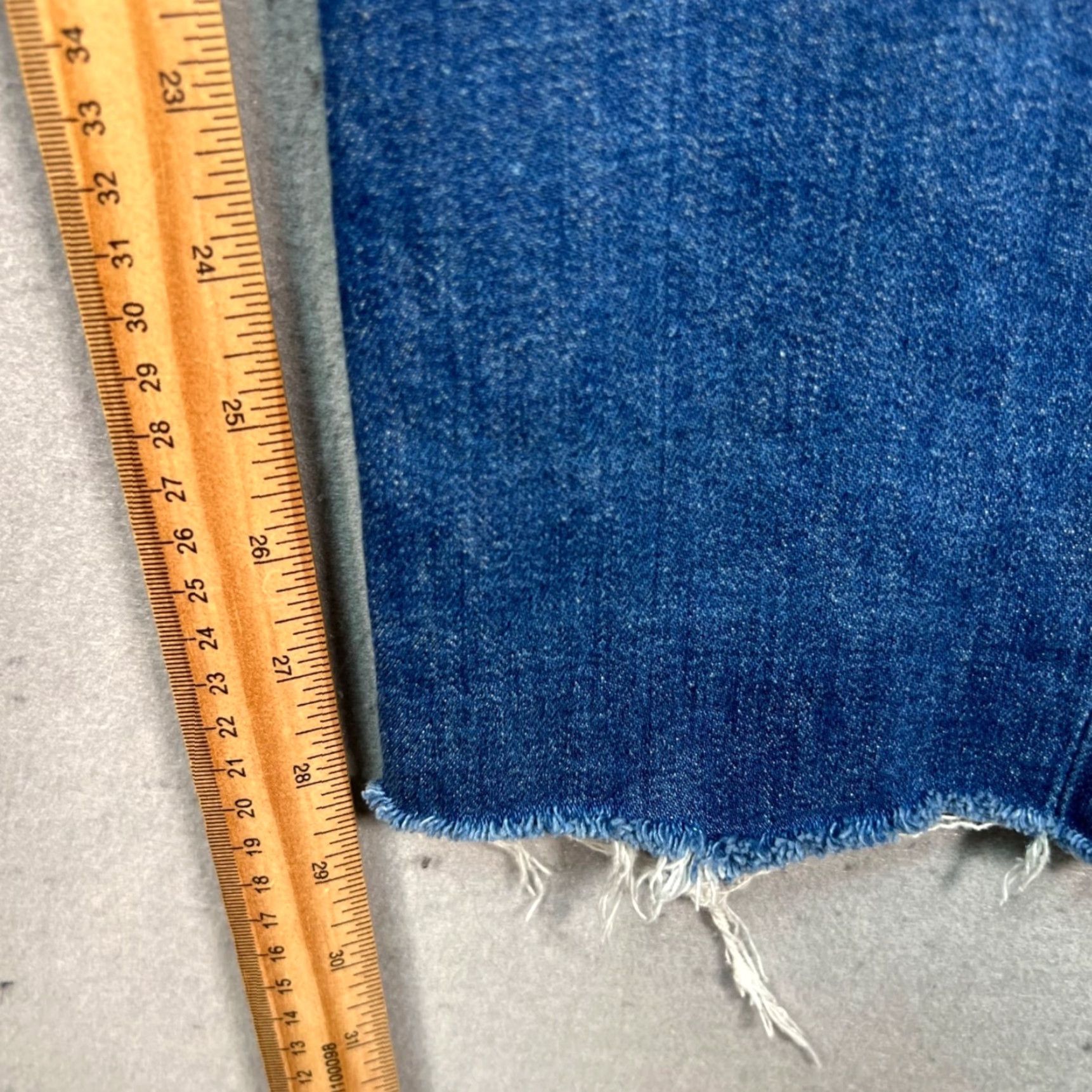 Denime Acne Denim Jeans Womens 26 x 29 High-Waisted Blue Skinny 5-Pocket Raw Hem Size 30" / US 8 / IT 44 - 7 Thumbnail