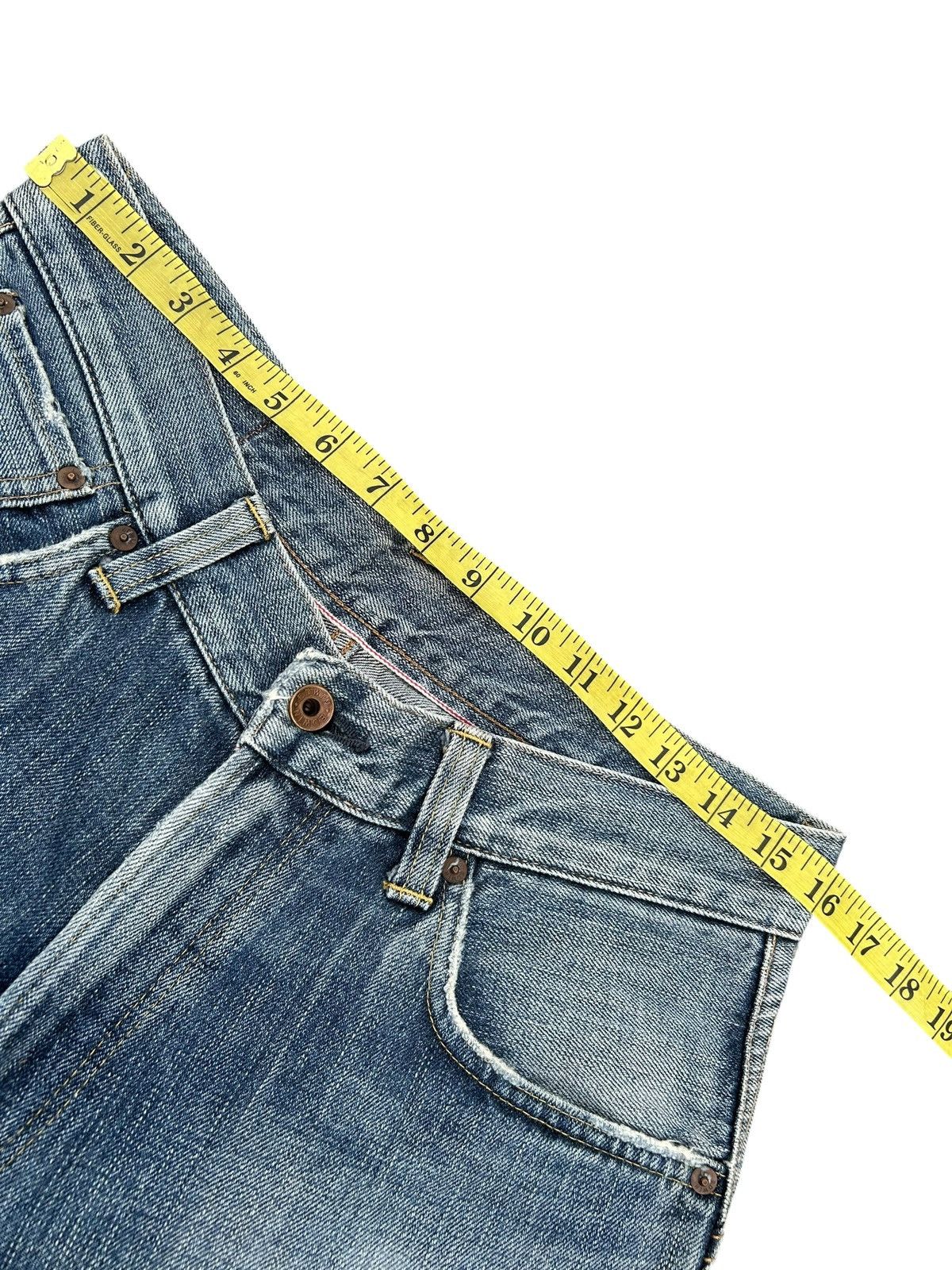Kapital Vintage Edwin half Selvedge Distressed Denim Jeans Size US 32 / EU 48 - 14 Thumbnail