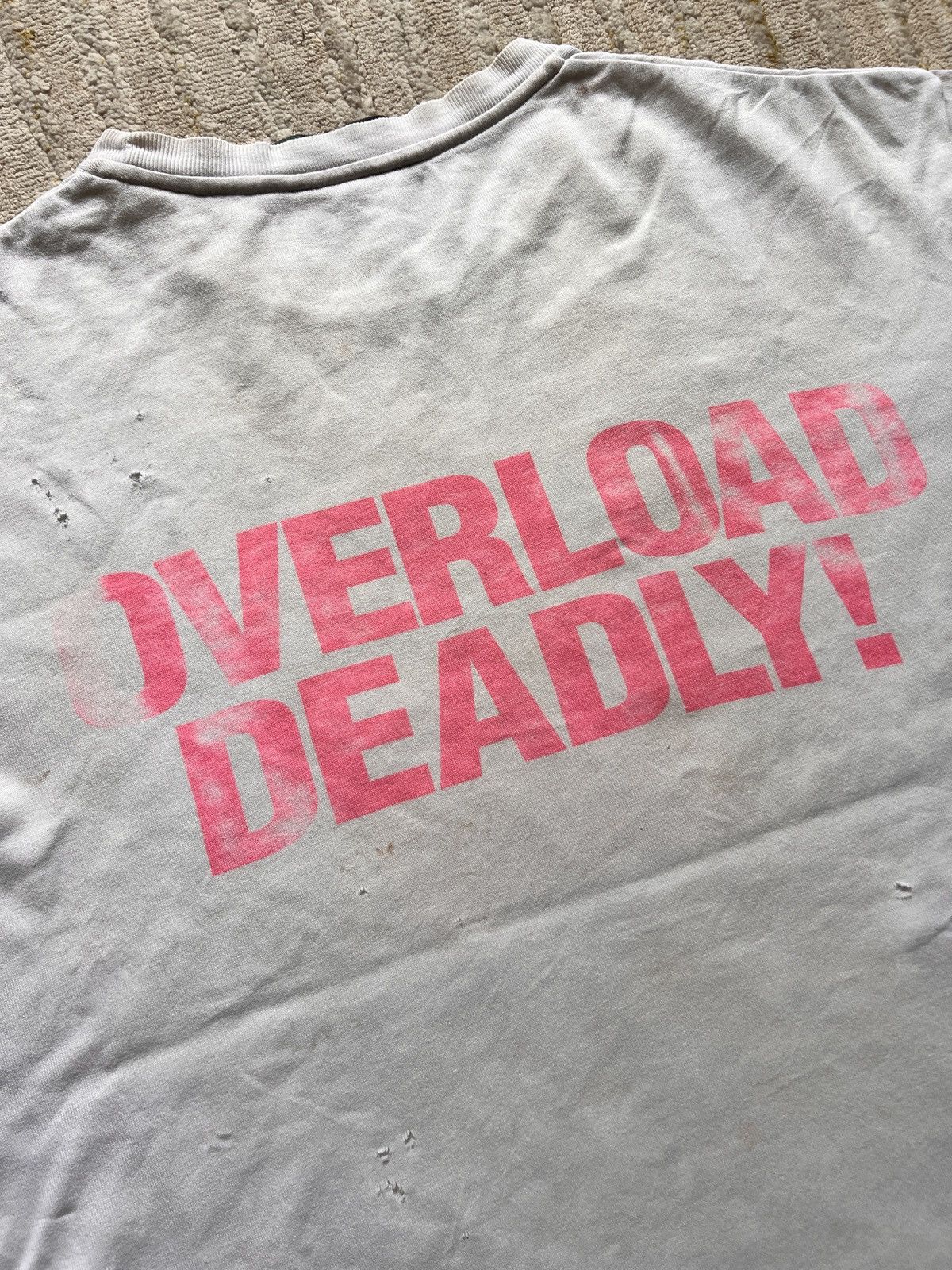 Jun Takahashi Trashed Vtg Undercover GFY x Wtaps “Overload Deadly” Tshirt Size US L / EU 52-54 / 3 - 18 Thumbnail