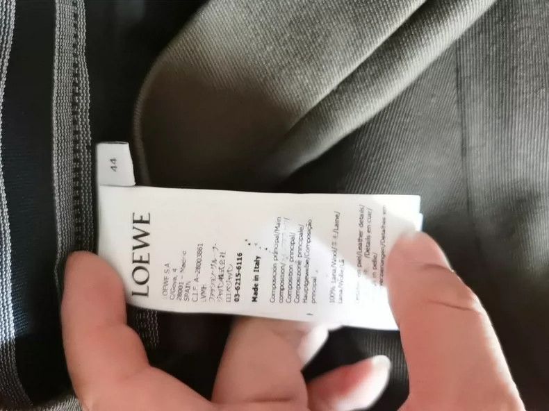 Loewe Loewe size 44 Dark green casual pants men's pants all wool Size US 28 / EU 44 - 3 Thumbnail
