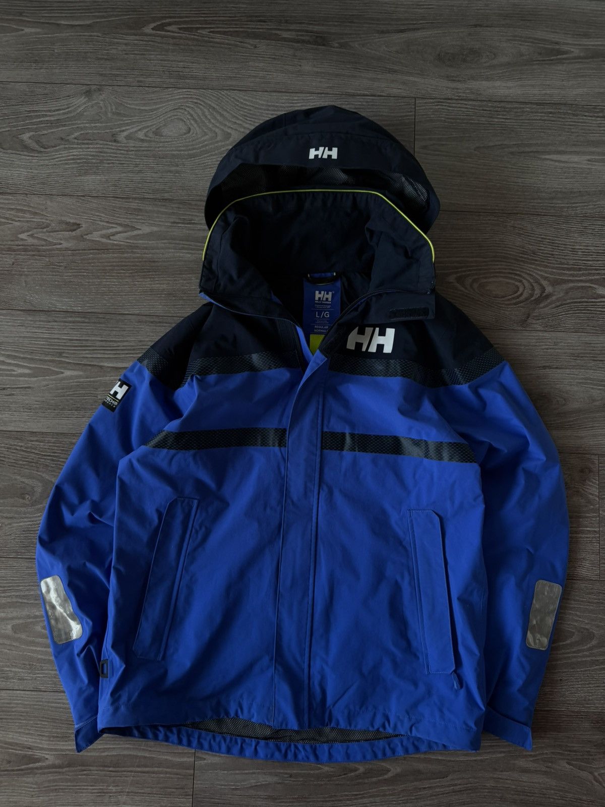 Helly Hansen ‼️Pro Helly Hansen Waterproof Kill Cord ,Cuffs Tech Jacket‼️ Size US L / EU 52-54 / 3 - 8 Thumbnail