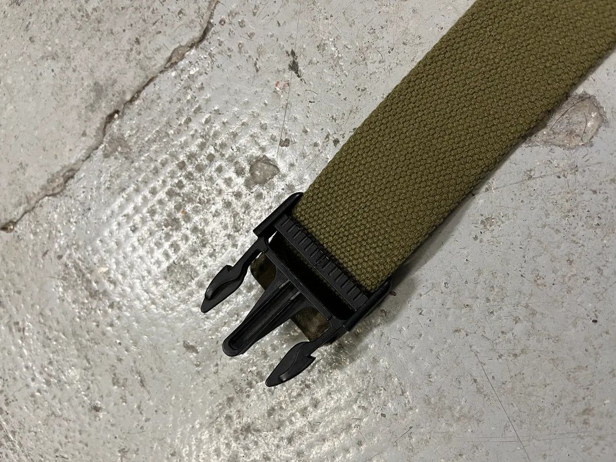 Designer × Dolce & Gabbana × Vintage SS2003 Dolce & Gabbana Olive Military Belt Size ONE SIZE - 9 Thumbnail