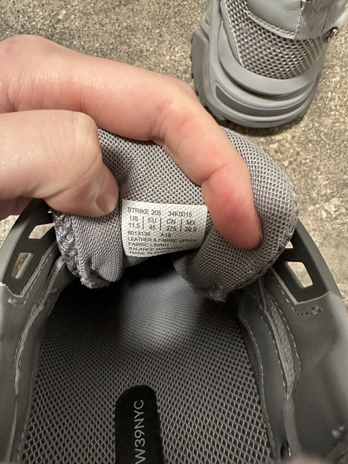 Calvin Klein 205W39NYC Calvin Klein 205 W39 NYC Strike 205 Grey Size US 11.5 / EU 44-45 - 6 Thumbnail