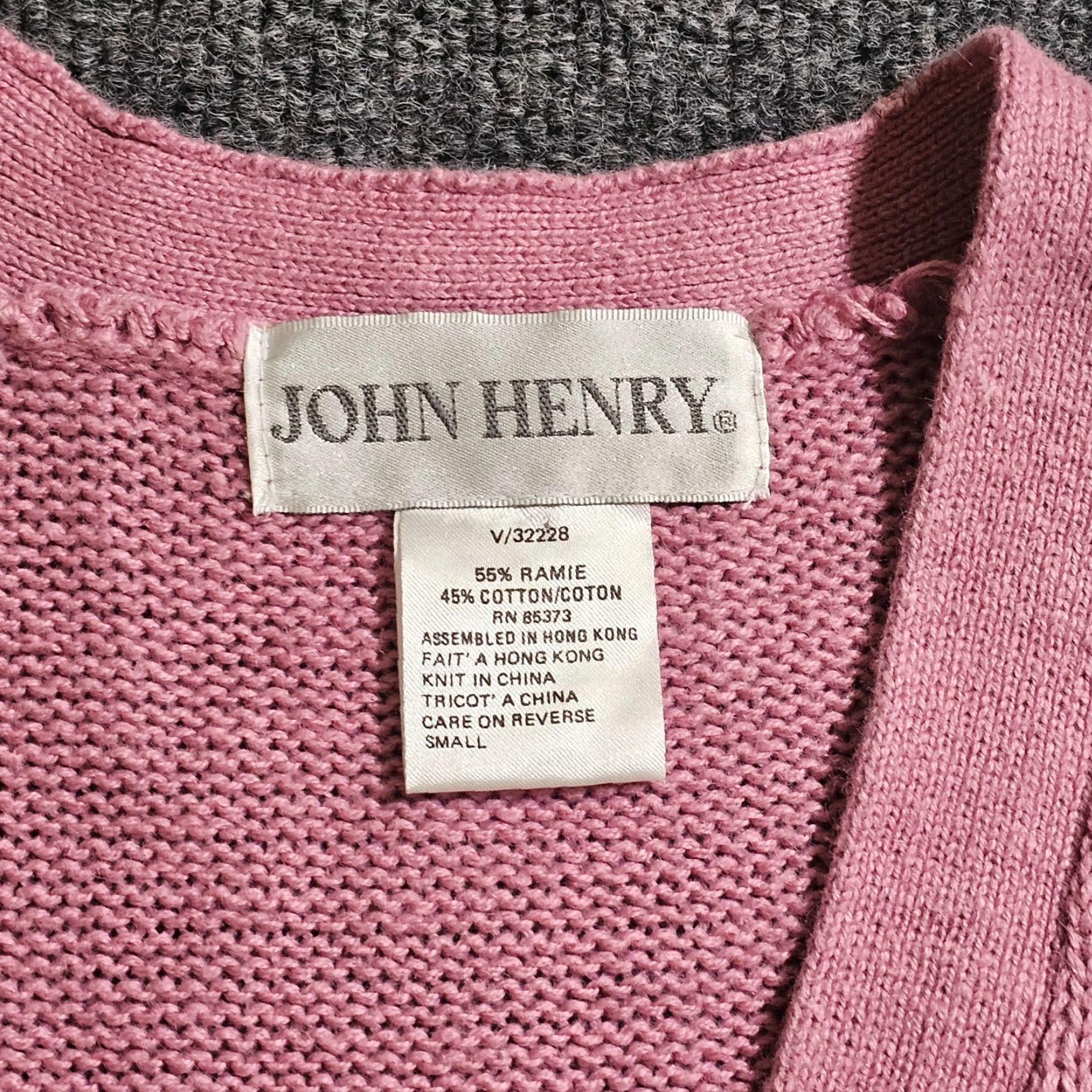 Pinko John Henry Cardigan Sweater Womens Small Pink Floral Embroidery V-Neck Size S / US 4 / IT 40 - 3 Thumbnail