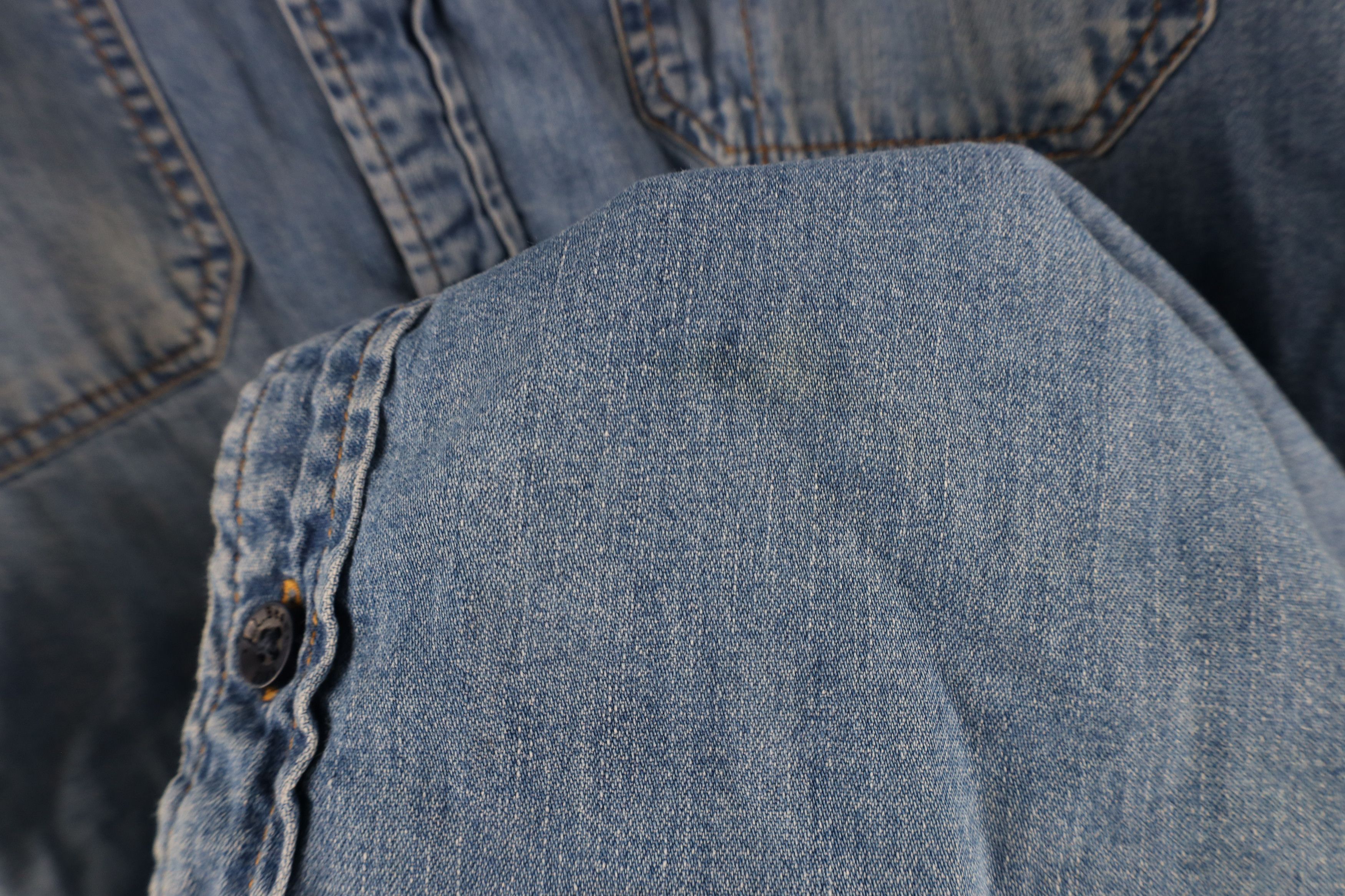 L.L. Bean × Vintage Vintage LL Bean Double Pocket Denim Jean Button Shirt Blue Size US XL / EU 56 / 4 - 7 Thumbnail