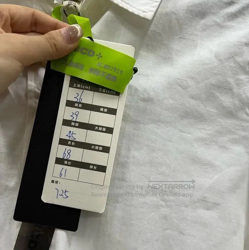 Burberry Burberry White Cotton Long Sleeve Shirt. Size XXS / US 00 / IT 34 - 6 Thumbnail