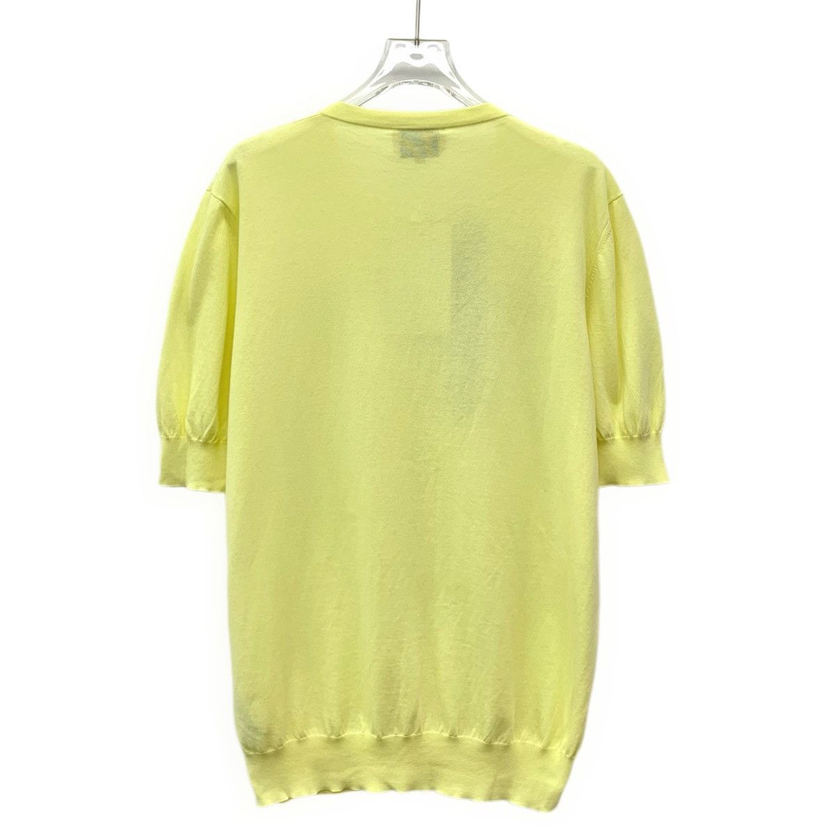 Hermes Hermes Yellow Stripe Cotton Short Sleeve Knit Sweatshirt Size M / US 6-8 / IT 42-44 - 2 Thumbnail