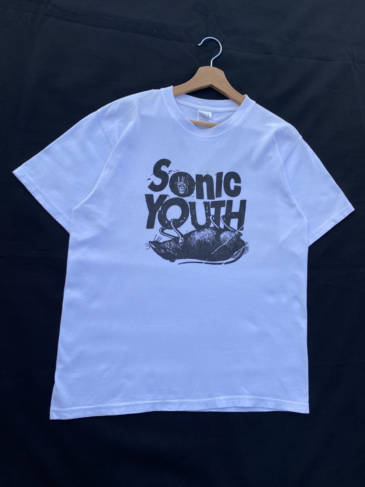 Band Tees Rare Vintage Sonic Youth "Rat" Band Tees Size US M / EU 48-50 / 2 - 2 Thumbnail