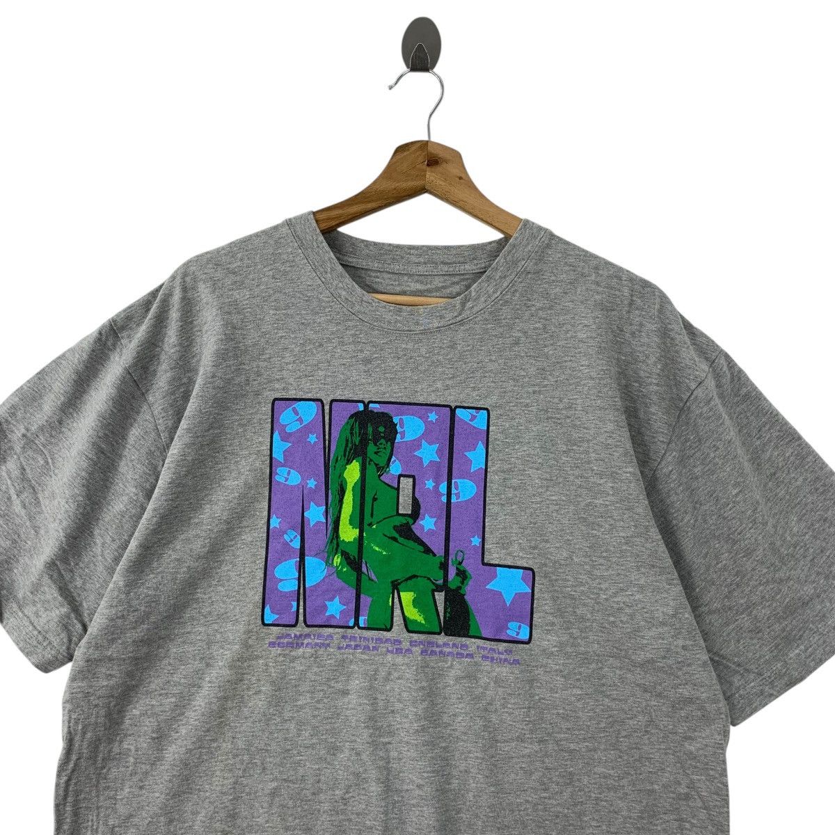 Vintage NINE RULAZ LINE Mighty Crown Black Music Culture Tee Shirt Size US L / EU 52-54 / 3 - 2 Thumbnail