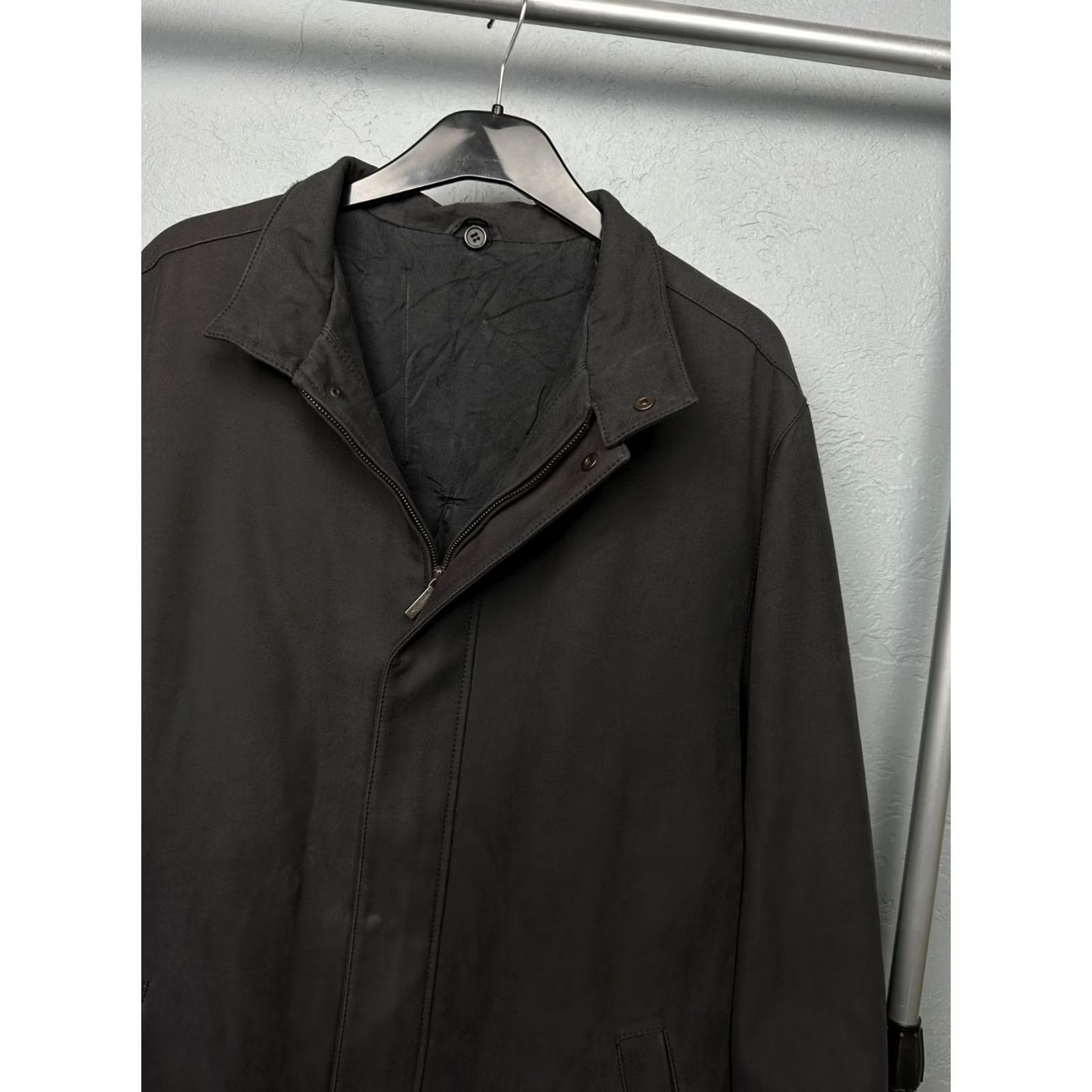 Ermenegildo Zegna Ermenegildo Zegna Coat Nylon Mens M Black Vintage Coat Mens Nylon Zegna Size US M / EU 48-50 / 2 - 2 Thumbnail