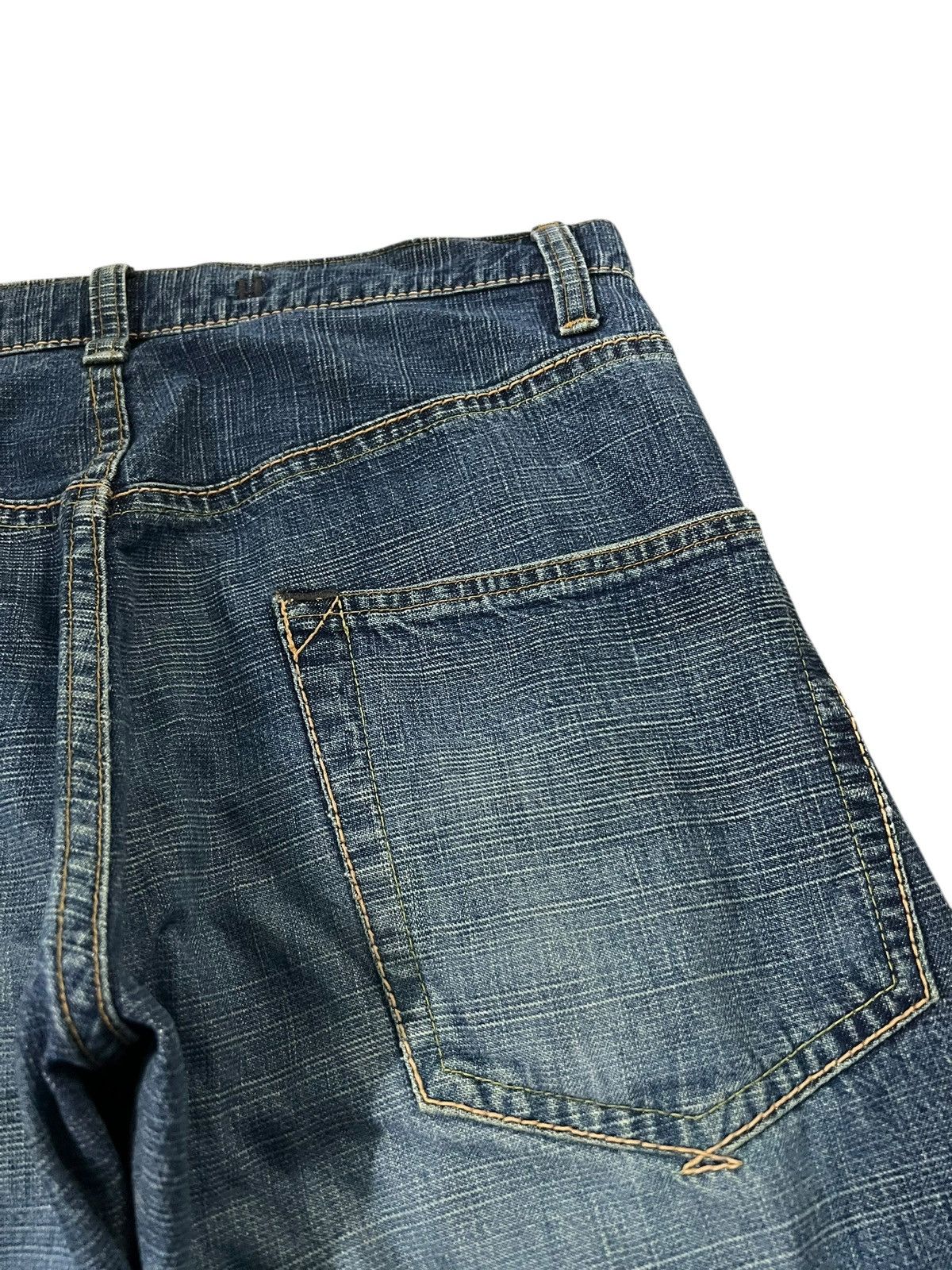 Japanese Brand 80’s Vintage Ghost Label Distress Jean Size US 31 - 17 Thumbnail