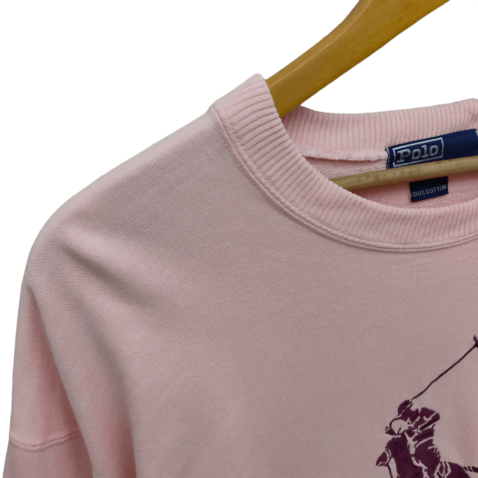 Polo Ralph Lauren × Vintage 90s Polo Ralph Lauren Crewneck embroidery Size US M / EU 48-50 / 2 - 5 Thumbnail