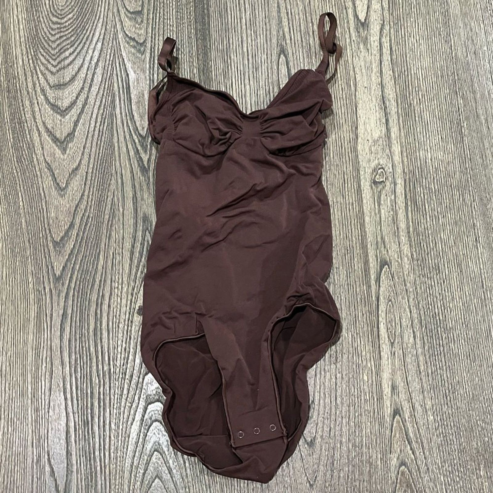 SKIMS NWOT Skims Shapewear Seamless Brief Bodysuit Cocoa Size XL Size ONE SIZE - 1 Thumbnail