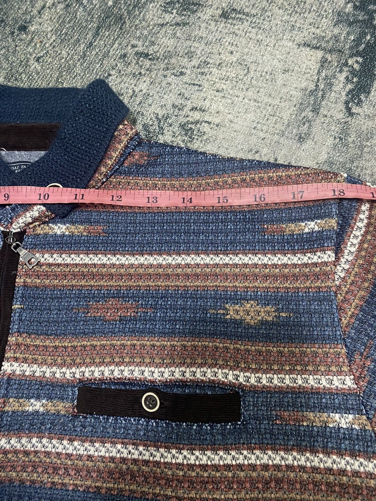 Japanese Brand × Kansai Yamamoto Kansai Yamamoto Homme Knit Jumper Quarter Zip Size US M / EU 48-50 / 2 - 8 Thumbnail