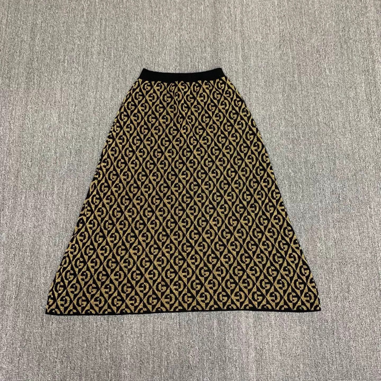 Gucci Gucci Wool Monogram Print Dress S 98New Size 26" / US 2 / IT 38 - 2 Thumbnail