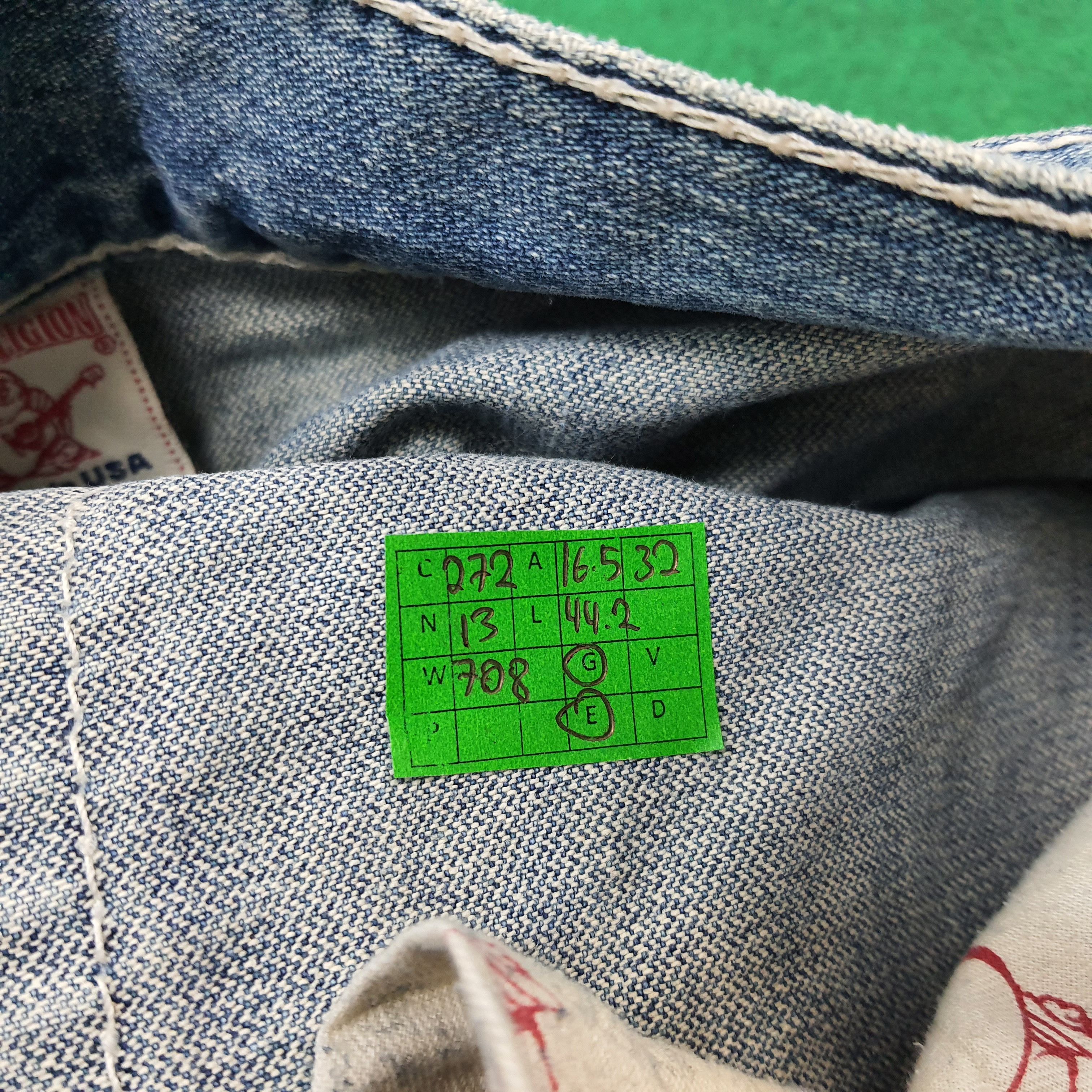 True Religion Vintage True Religion Marco Big T Distressed Jeans C272N13 Size US 33 - 11 Thumbnail