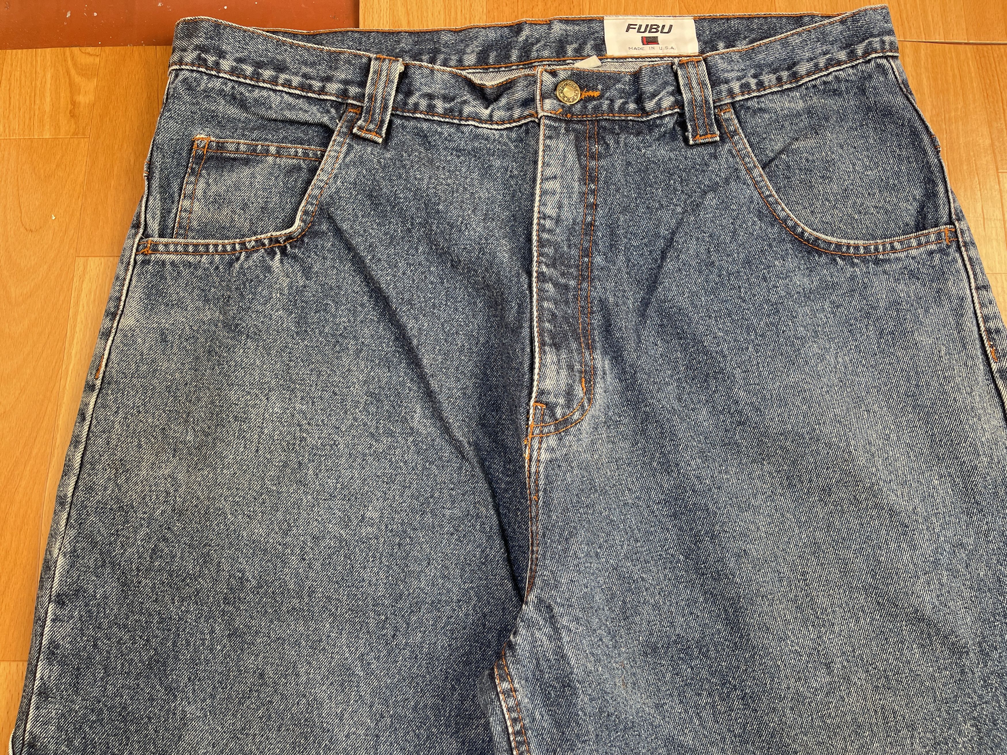Fubu FUBU jeans, vintage baggy jeans, 90s hip hop skater Y2K 38 Size US 38 / EU 54 - 11 Thumbnail
