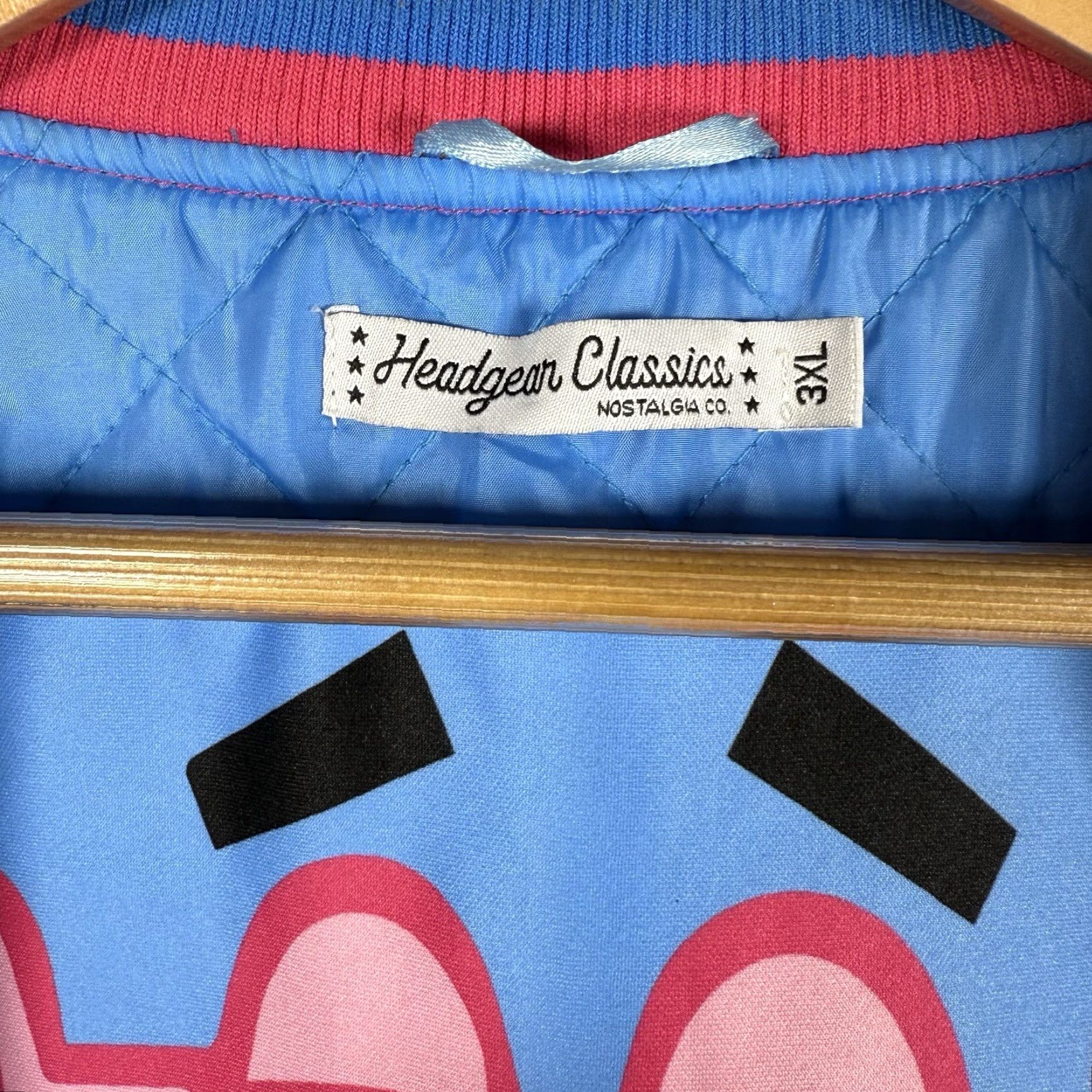 Vintage VINTAGE Headgear Classics Miami Pink Panther Bomber Jacket Unisex 3XL Pink Satin Stars Miami Vice Vice City 80s Mens Womens Size 40" / US 18 - 5 Thumbnail