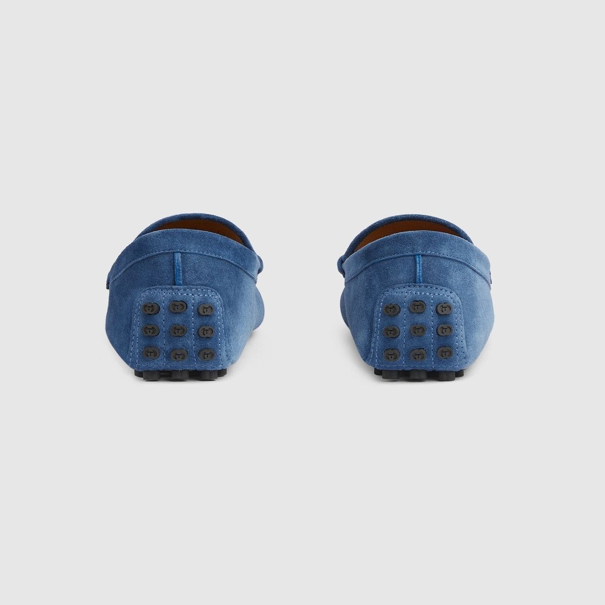 Gucci o1s1wg111025 Driver With Horsebit Shoes in Blue Size US 11 / EU 44 - 4 Thumbnail