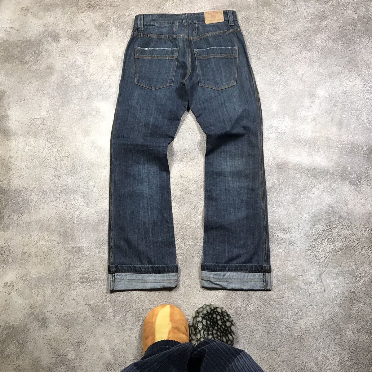 Japanese Brand vintage y2k denim japan jeans distressed flared 90s Size 28" / US 6 / IT 42 - 3 Thumbnail