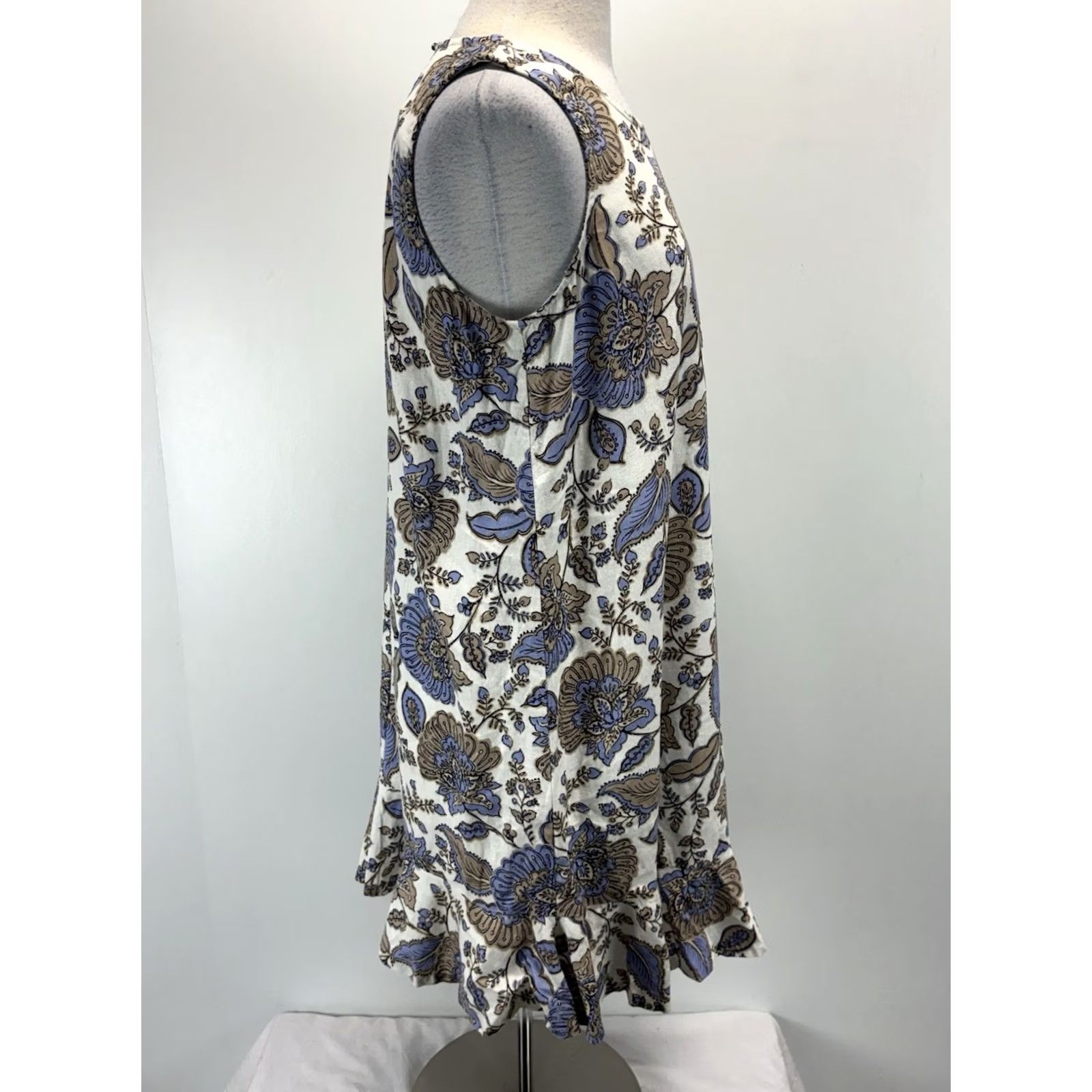 Tommy Hilfiger Tommy Hilfiger Shift Dress Women’s 10 Provincial Paisley Linen Blend Size L / US 10 / IT 46 - 4 Thumbnail