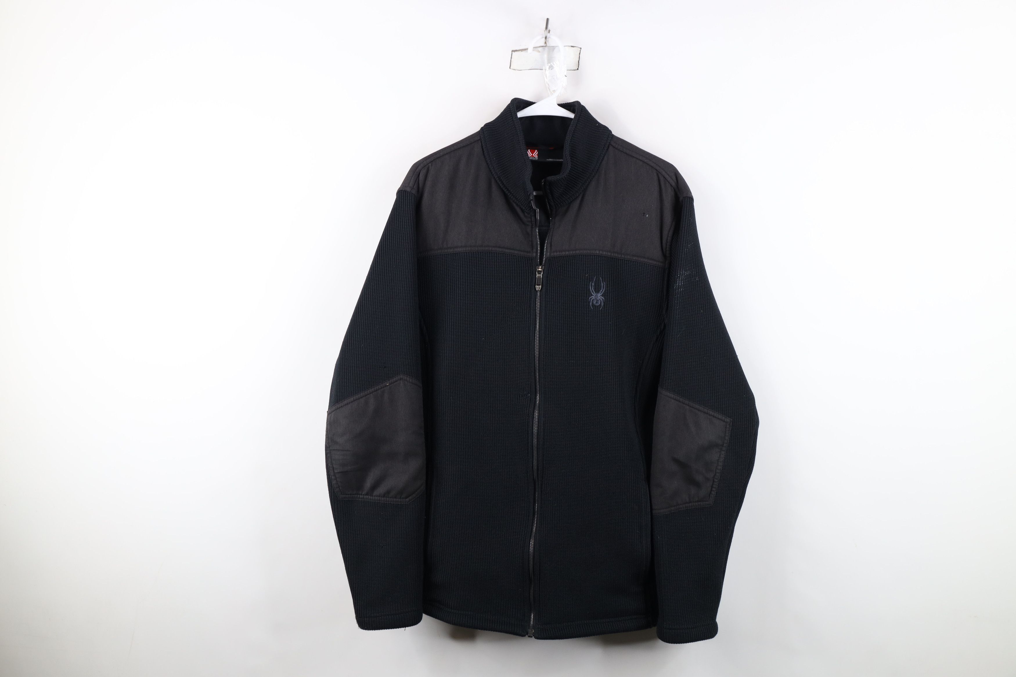 Spyder Spyder Spell Out Heavyweight Core Sweater Jacket Black Size US L / EU 52-54 / 3 - 1 Thumbnail