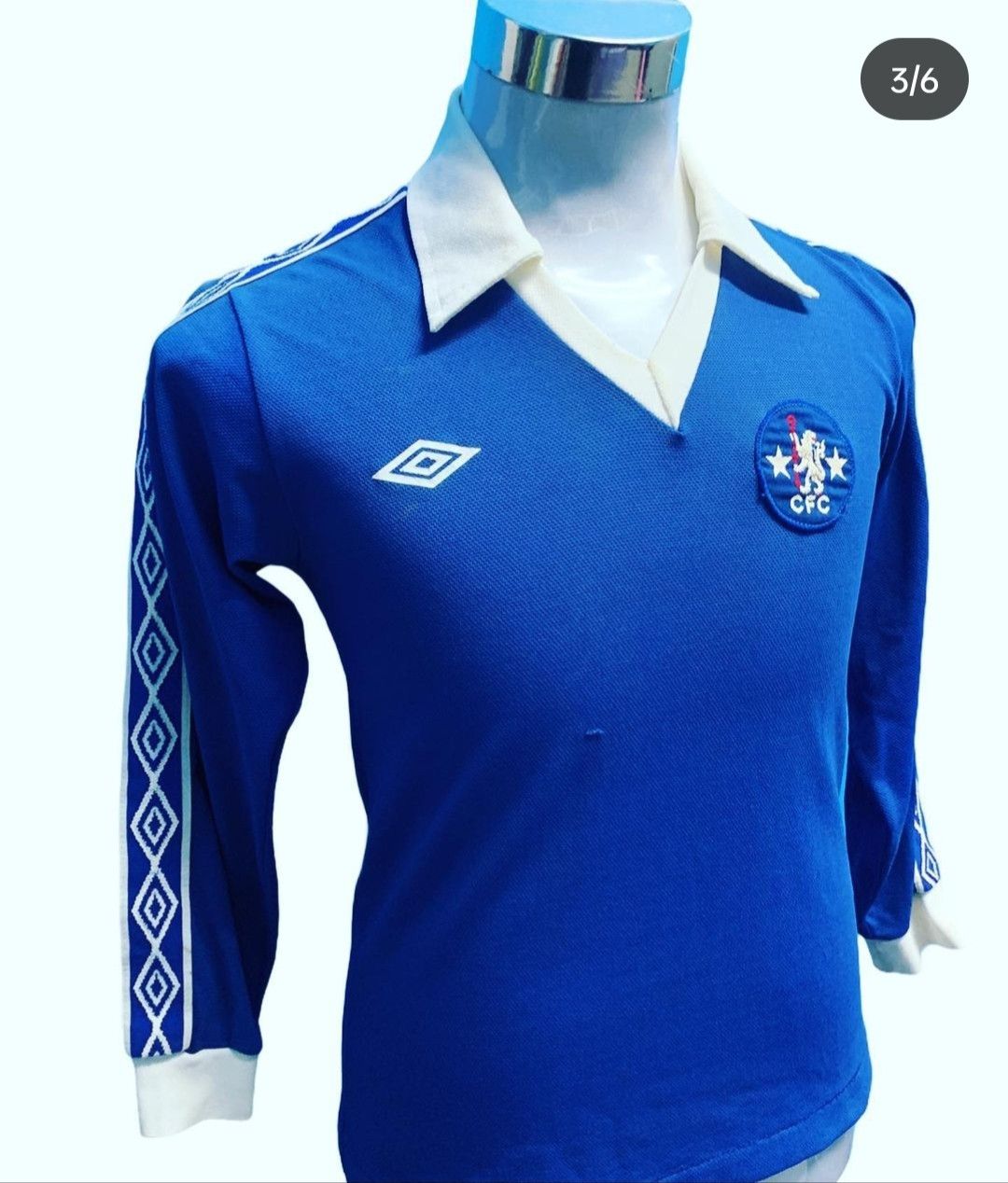 Chelsea Soccer JERSEY CHELSEA FOOTBALL CLUB 70s Size US S / EU 44-46 / 1 - 3 Thumbnail