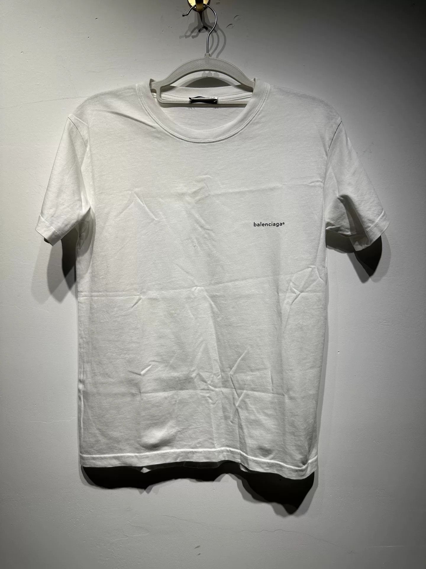 Balenciaga Balenciaga Printed White T-Shirt M Women Size M / US 6-8 / IT 42-44 - 1 Thumbnail
