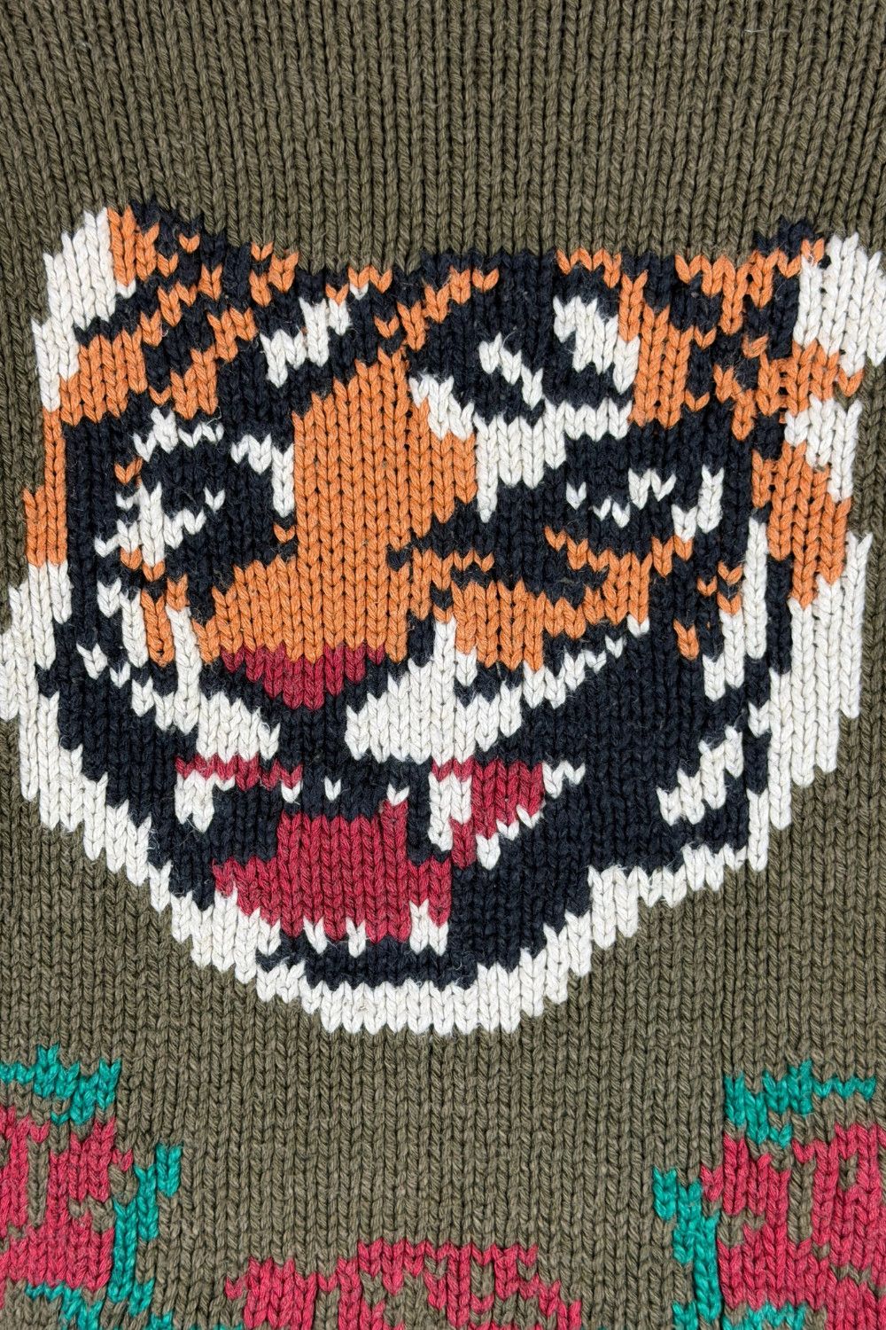 Polo Ralph Lauren Ralph Lauren Polo Tiger Rose Cowichan Knit Cardigan 90s Size M / US 6-8 / IT 42-44 - 14 Thumbnail