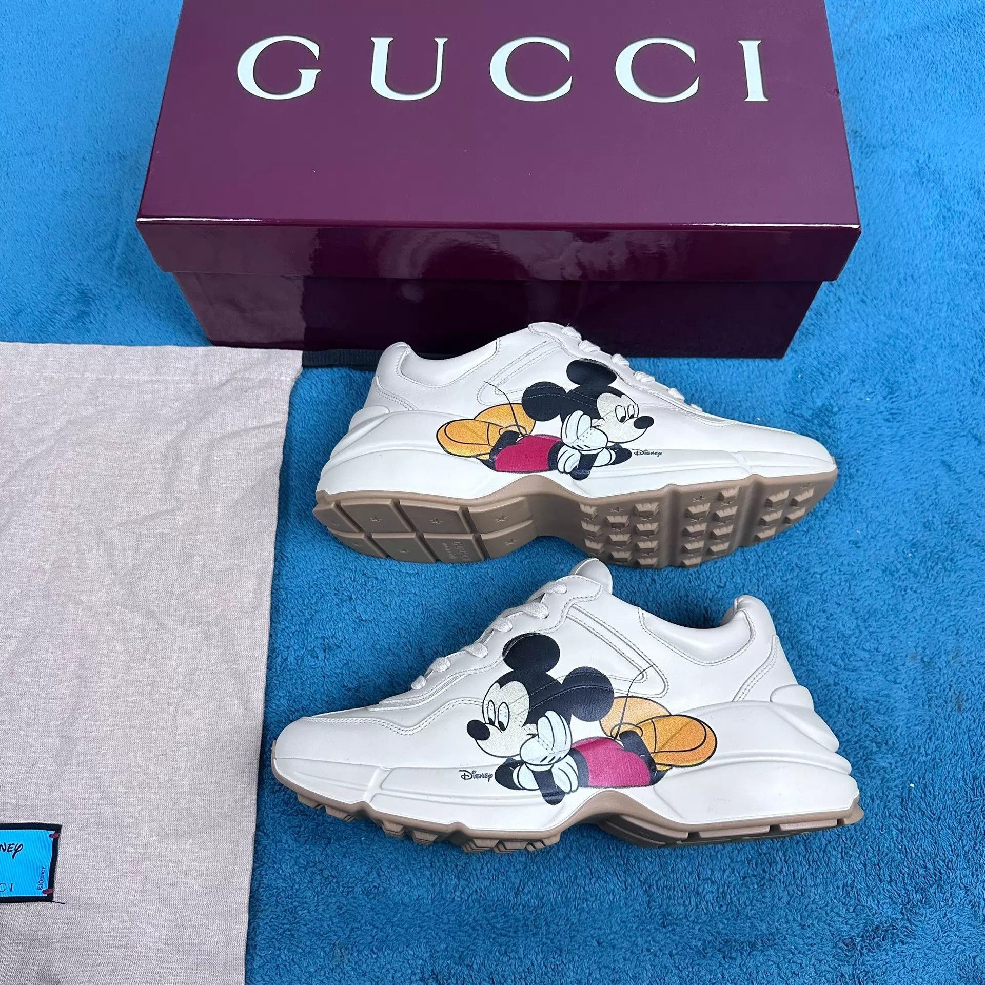 Gucci Gucci Dad Sneaker x Mickey Mouse US5/EU39 New Unworn Size US 8.5 / IT 38.5 - 2 Thumbnail