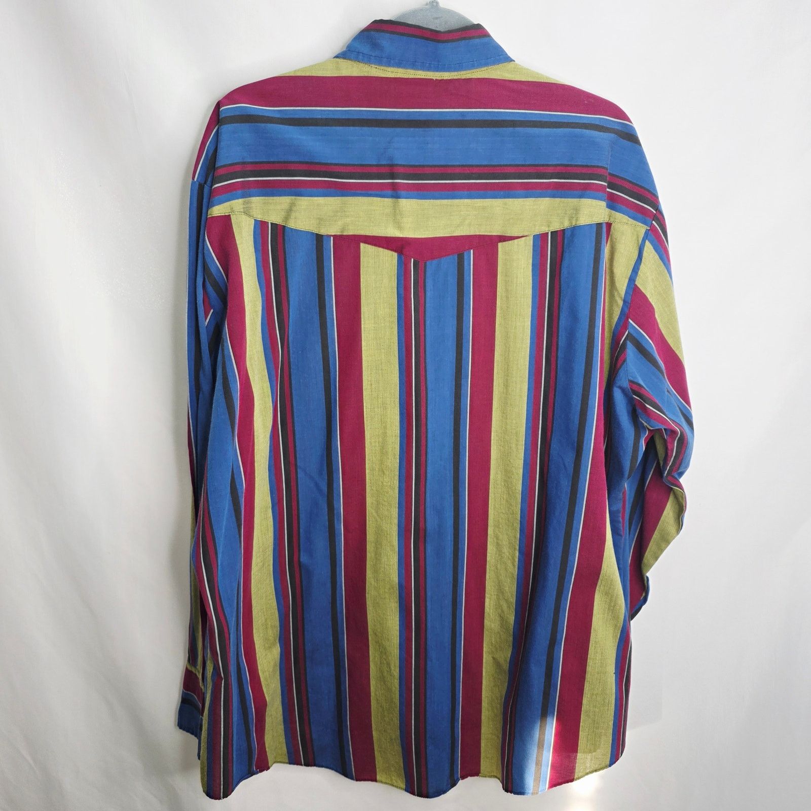 Other Vintage Ely Since 1878 Western Striped Button Front Shirt Size US XXL / EU 58 / 5 - 2 Thumbnail