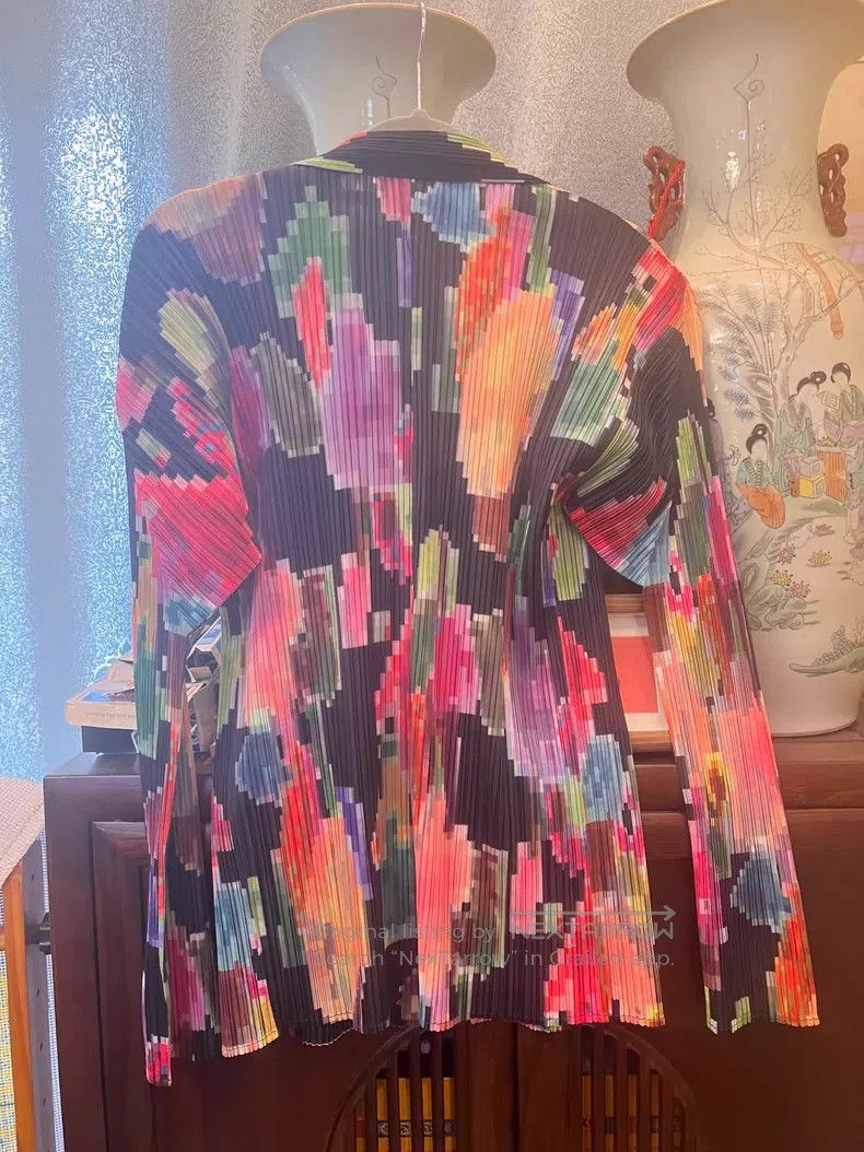 Issey Miyake Issey Miyake Mosaic color coat Size L / US 10 / IT 46 - 2 Thumbnail