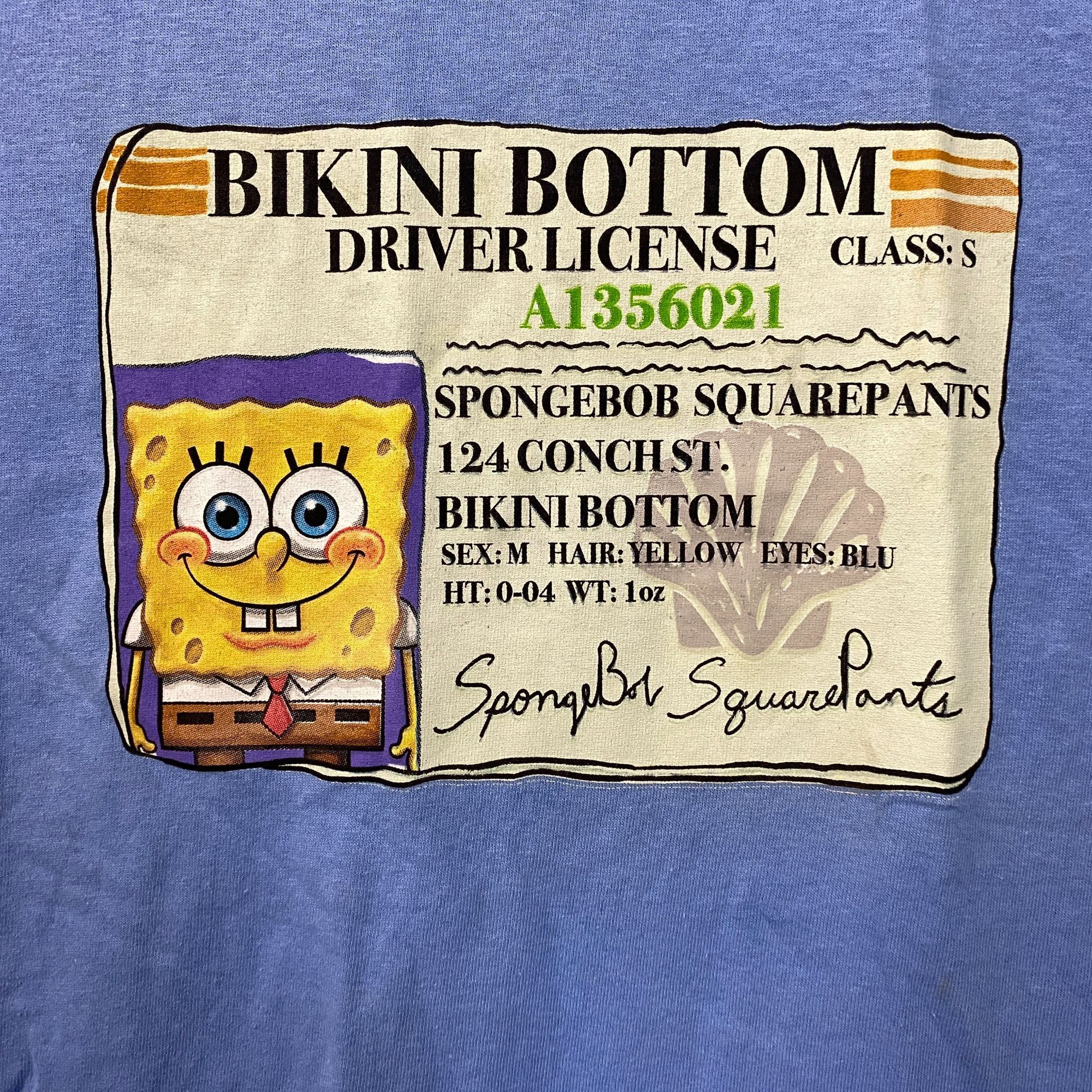 Nickelodeon Nickelodeon Spongebob Bikini Bottom Driver License T-shirt S Size US S / EU 44-46 / 1 - 2 Thumbnail