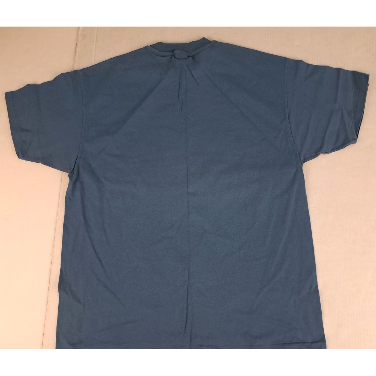X-LARGE VINTAGE New England Boston Single Stitch Hanes T-Shirt Women XL Crew Neck Short Sleeve 90s Graphic Tee Blue Size XL / US 12-14 / IT 48-50 - 7 Thumbnail
