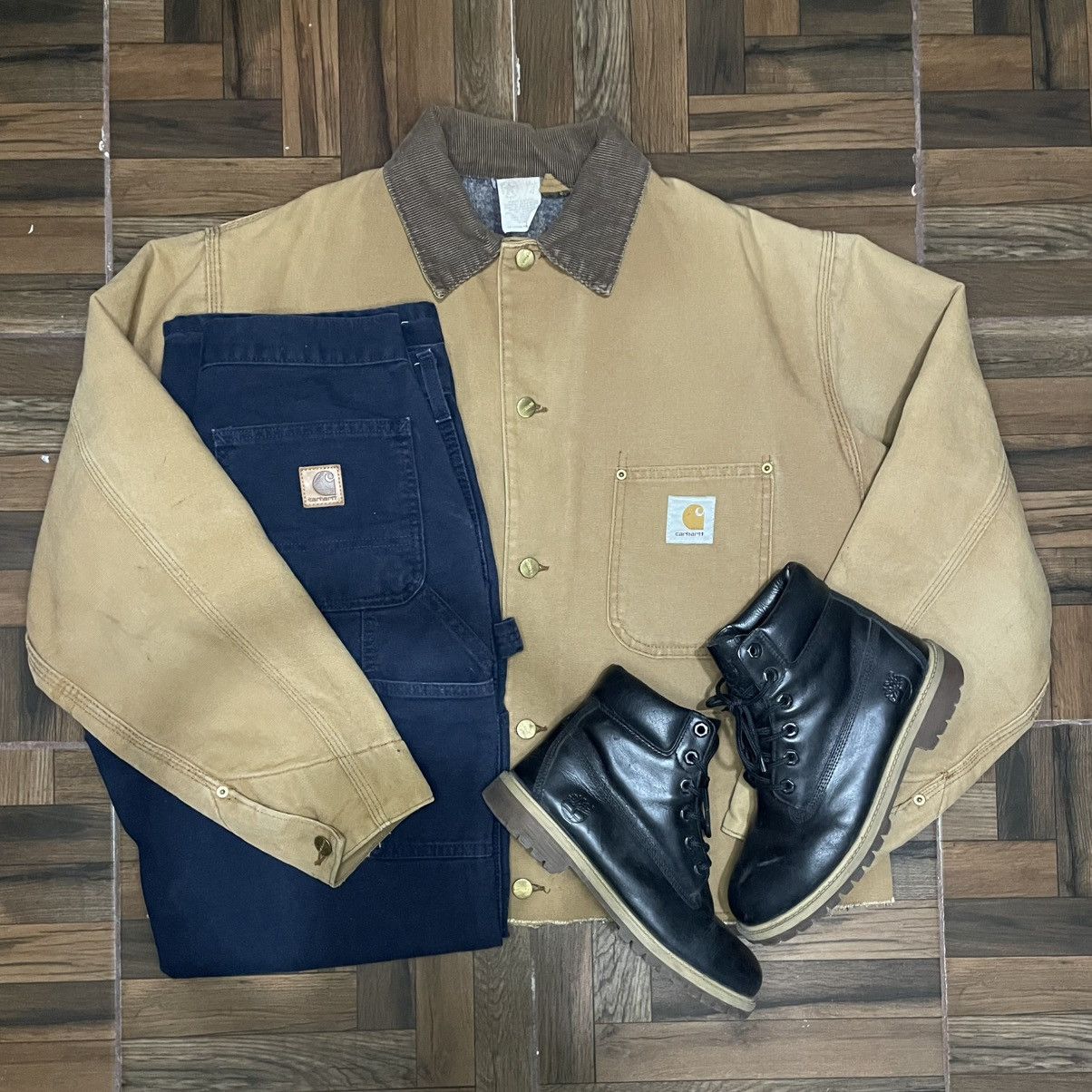 Carhartt × Vintage Carhartt Jacket Michigan Size US L / EU 52-54 / 3 - 1 Thumbnail
