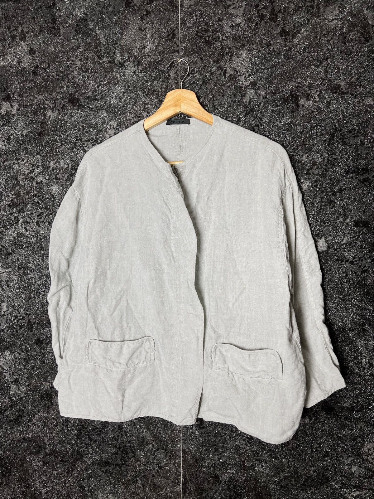 Annette Gortz × Designer Oska Ladies Avant-Garde Linen Blazer Jacket Size 0 Size S / US 4 / IT 40 - 1 Thumbnail