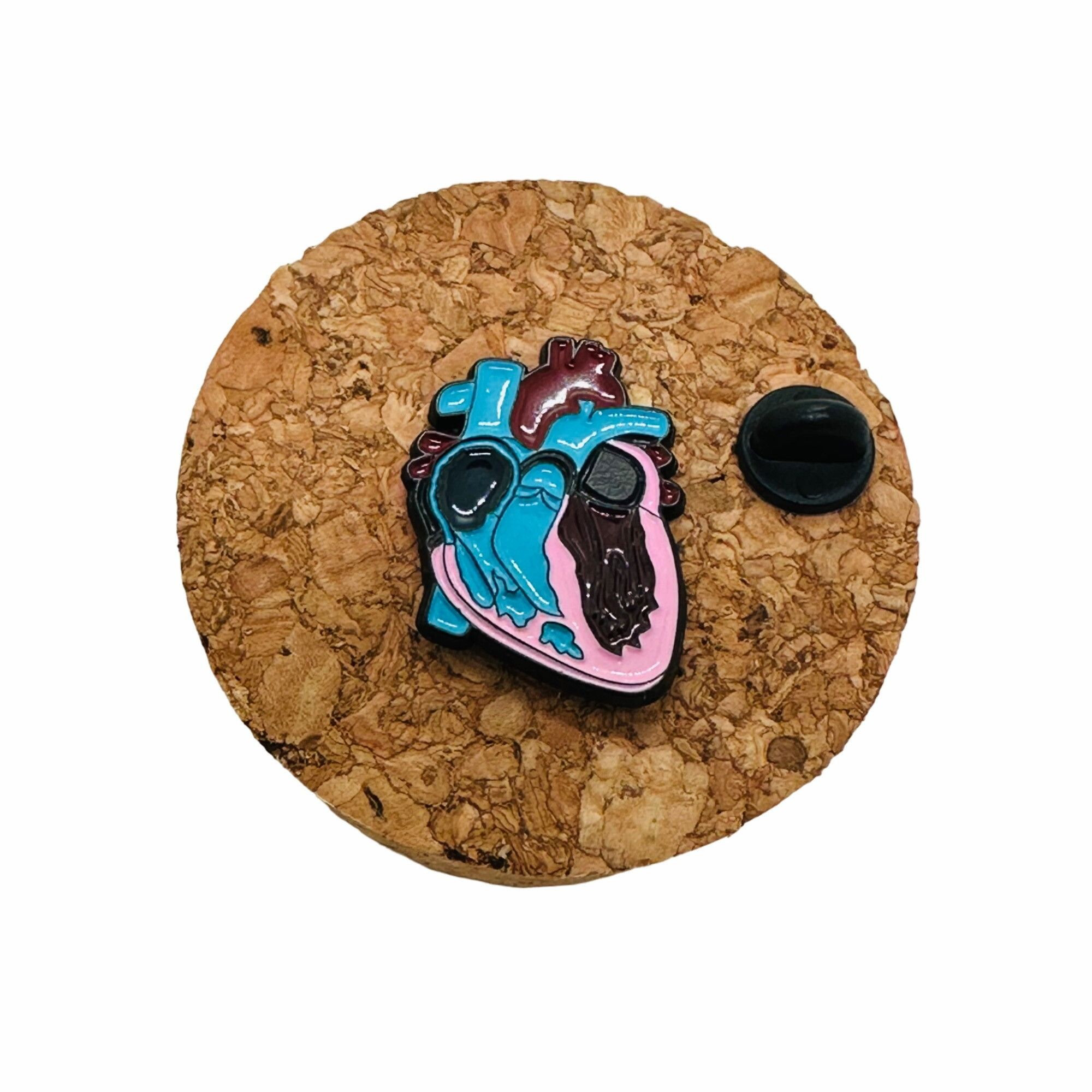 Other ✨Enamel Pin with heart lapel - Human organ heart lapel brooc Size ONE SIZE - 2 Thumbnail
