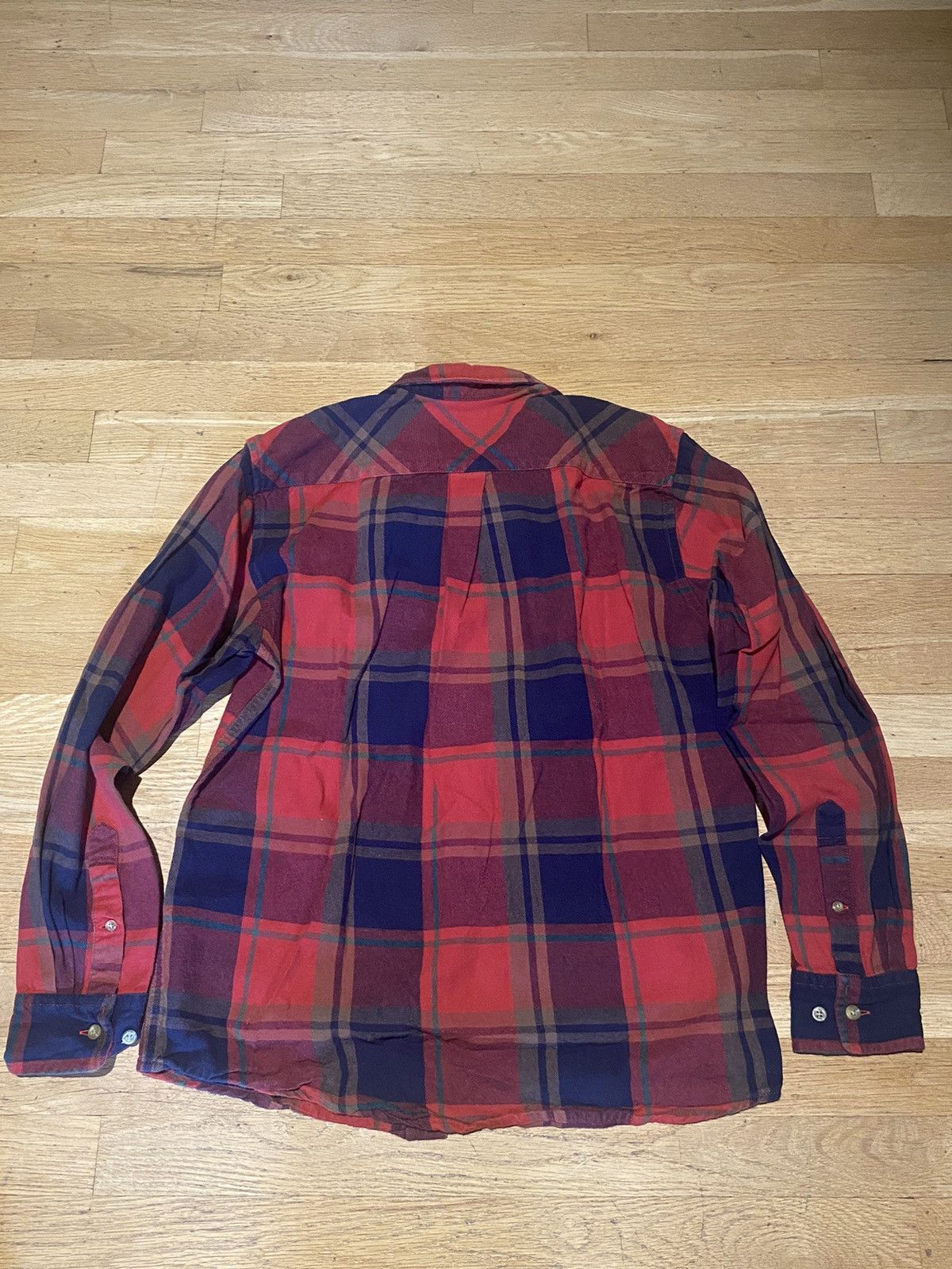 Only NY OnlyNy Red Plaid Button Up Size US S / EU 44-46 / 1 - 3 Thumbnail