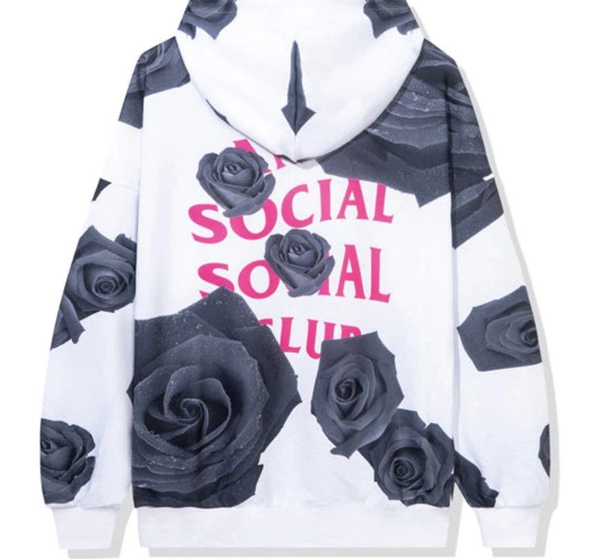 Anti Social Social Club Anti Social Social Club Petal to the Metal Black Rose Hoodie Size US L / EU 52-54 / 3 - 1 Thumbnail