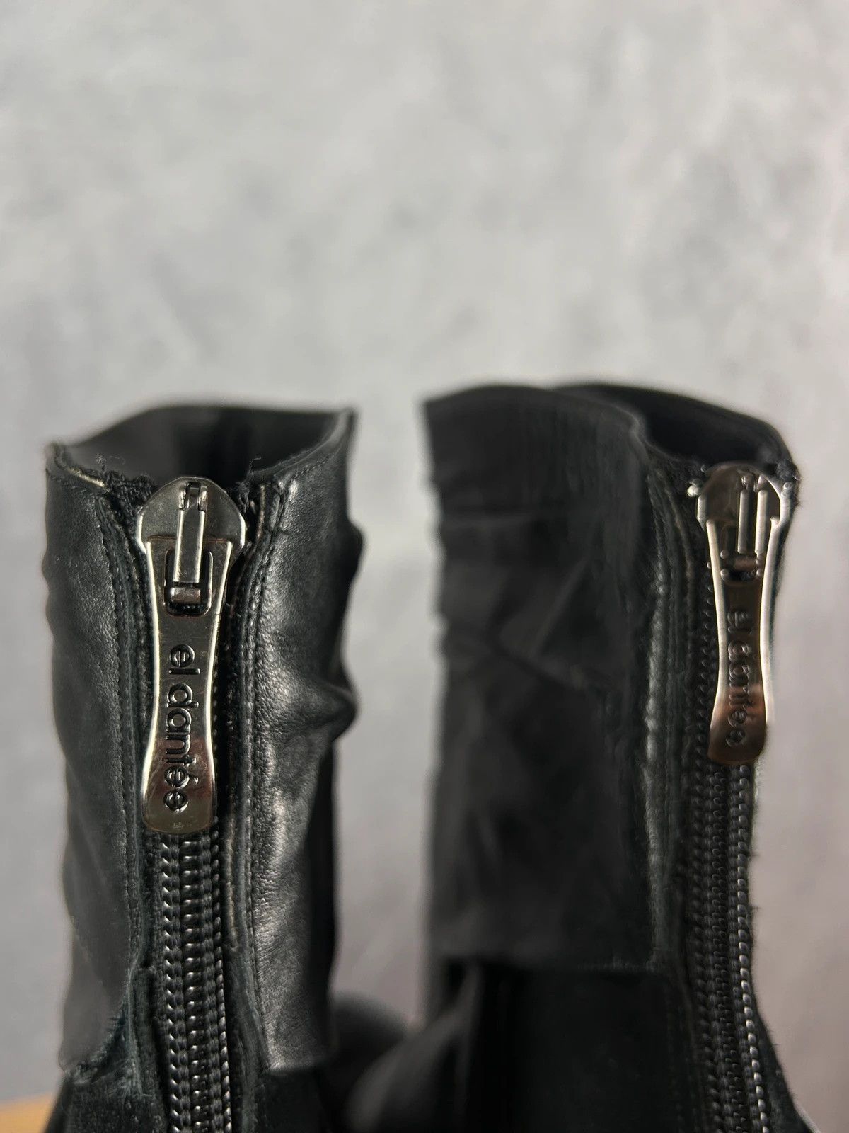Faith Connexion Faith solo by el dantee heels boots black suede leather Size US 7 / IT 37 - 4 Thumbnail