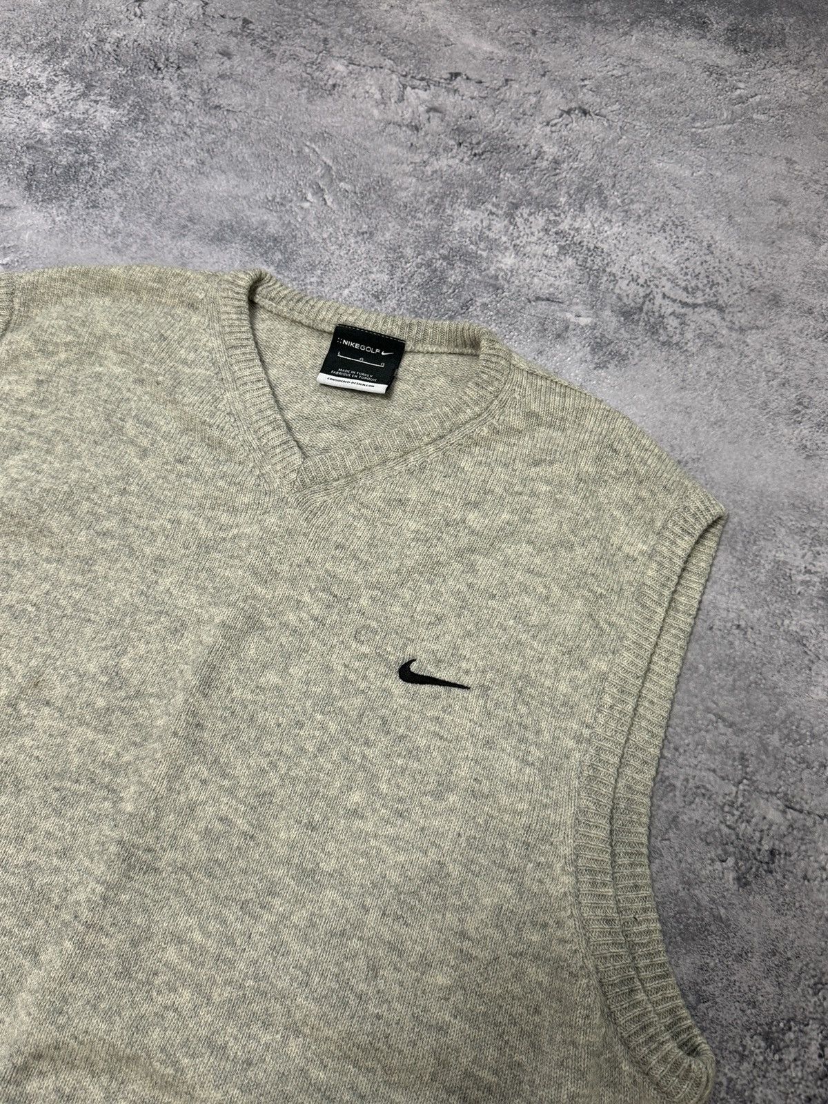 Nike × Vintage Vintage Nike Golf Wool West Grey Size L Size US L / EU 52-54 / 3 - 4 Thumbnail