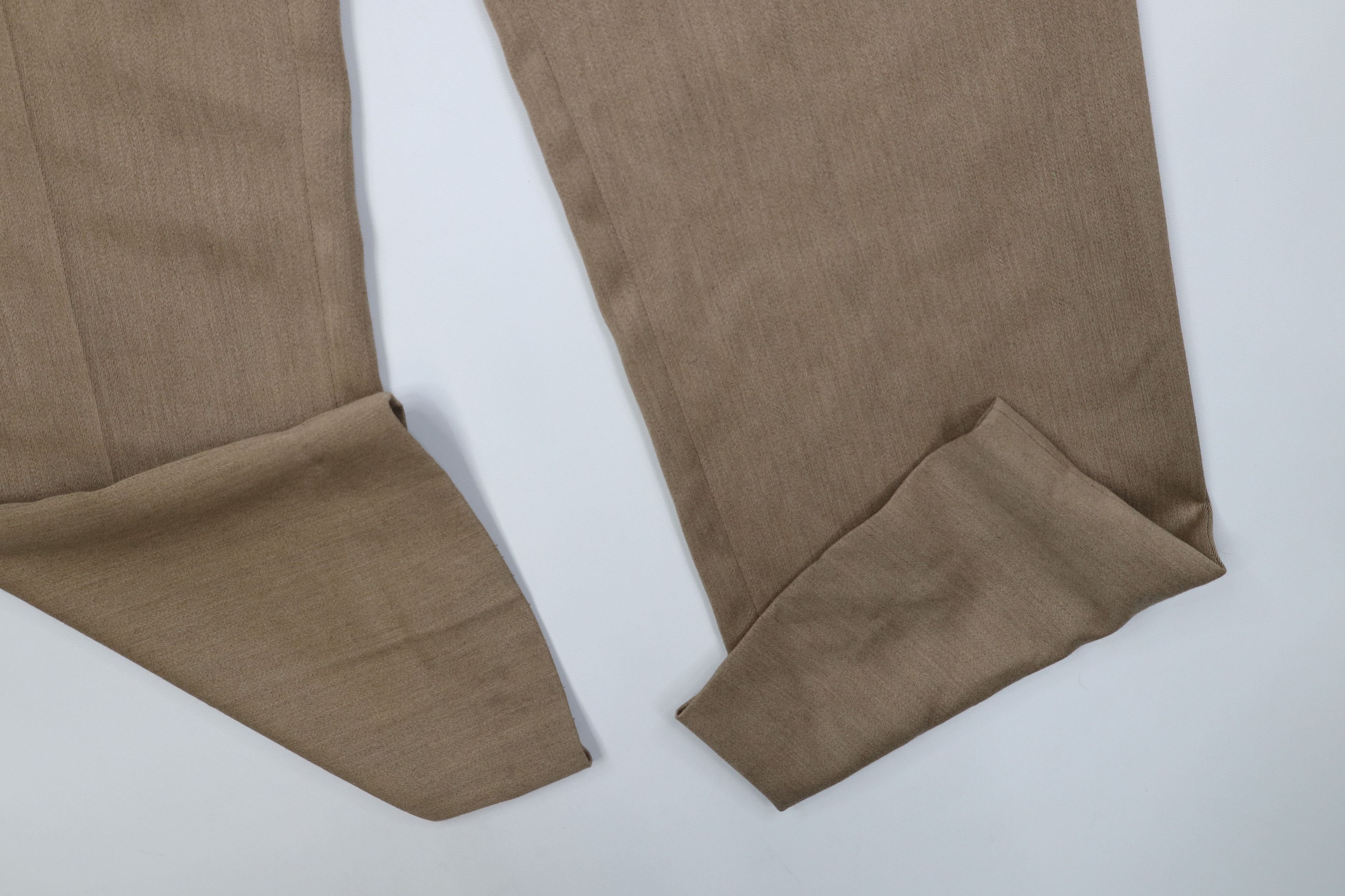 Vintage Vintage 90s Streetwear Wool Blend Knit Wide Leg Chino Pants Size US 34 / EU 50 - 5 Thumbnail