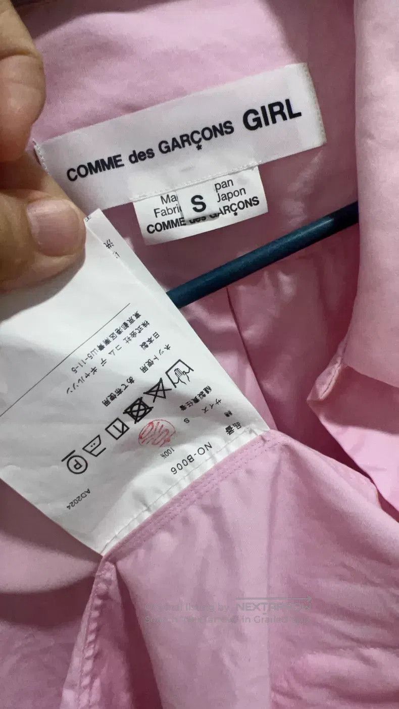 Comme des Garcons Comme Des Garcons Pink large round-neck shirt Size S / US 4 / IT 40 - 2 Thumbnail