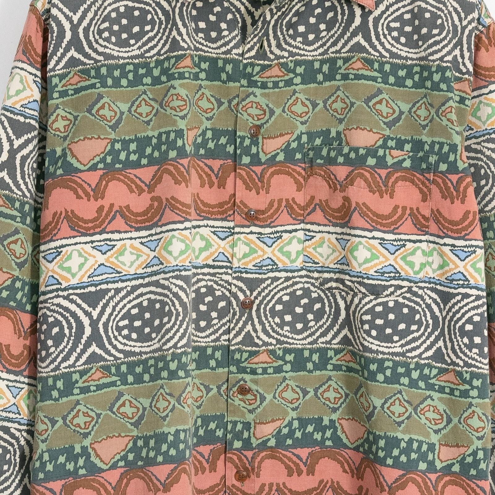 The Territory Ahead × Vintage Vintage Territory Ahead Bohemian Button Up Shirt Mens Large Size US L / EU 52-54 / 3 - 3 Thumbnail