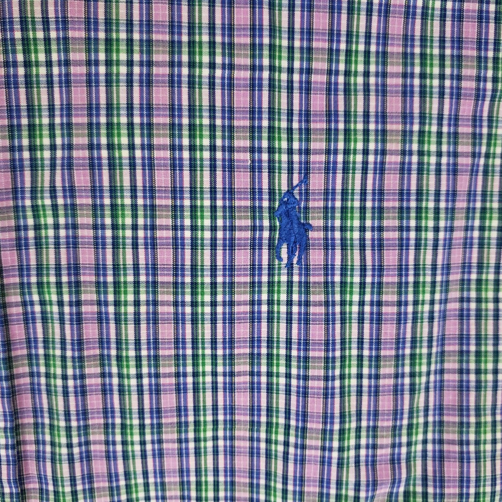 Ralph Lauren Ralph Lauren Shirt Mens Small Blue Plaid Pony Classic Fit Button Up Short Sleeve Size US S / EU 44-46 / 1 - 3 Thumbnail