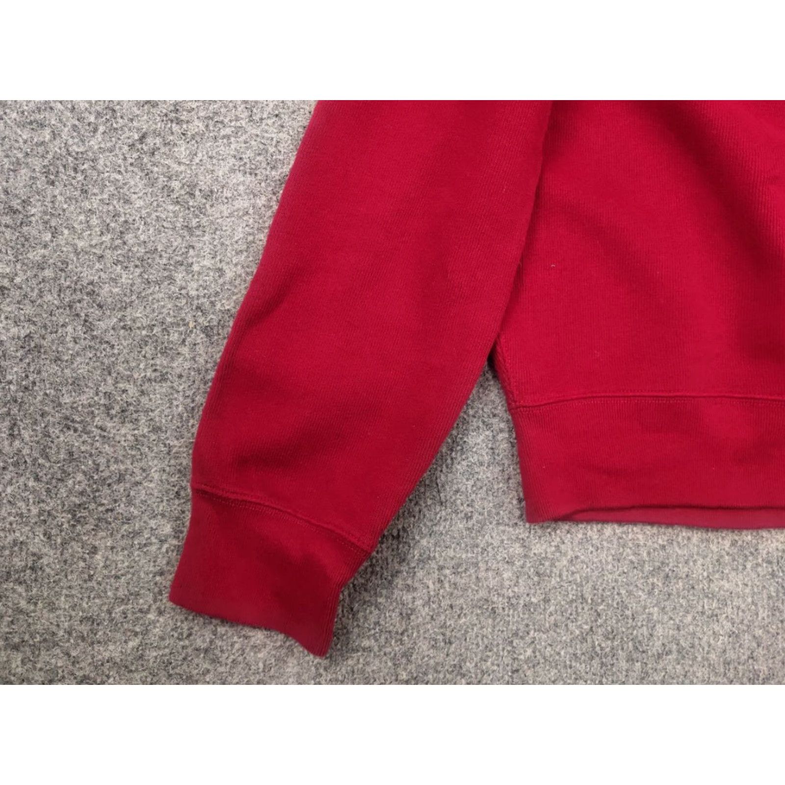 Polo Ralph Lauren VINTAGE Polo Ralph Lauren Red Logo Cotton Half-Buttoned Jumper Pullover Size US L / EU 52-54 / 3 - 5 Thumbnail