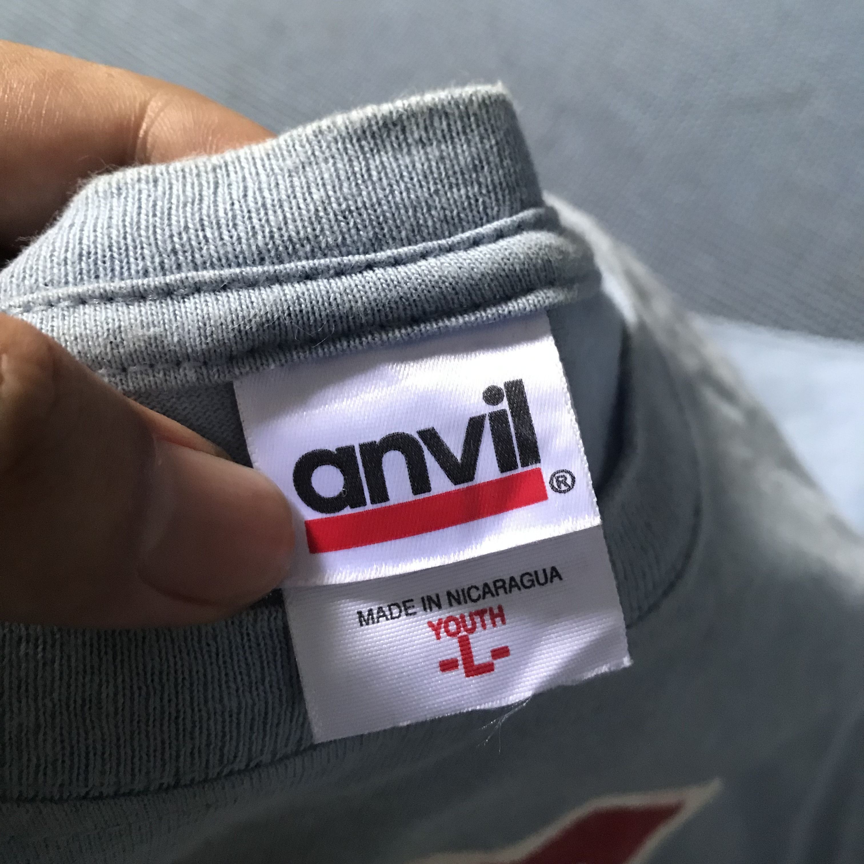 Band Tees Vintage anvil Red Line Tag Tee Nelson George nelson Size US M / EU 48-50 / 2 - 3 Thumbnail