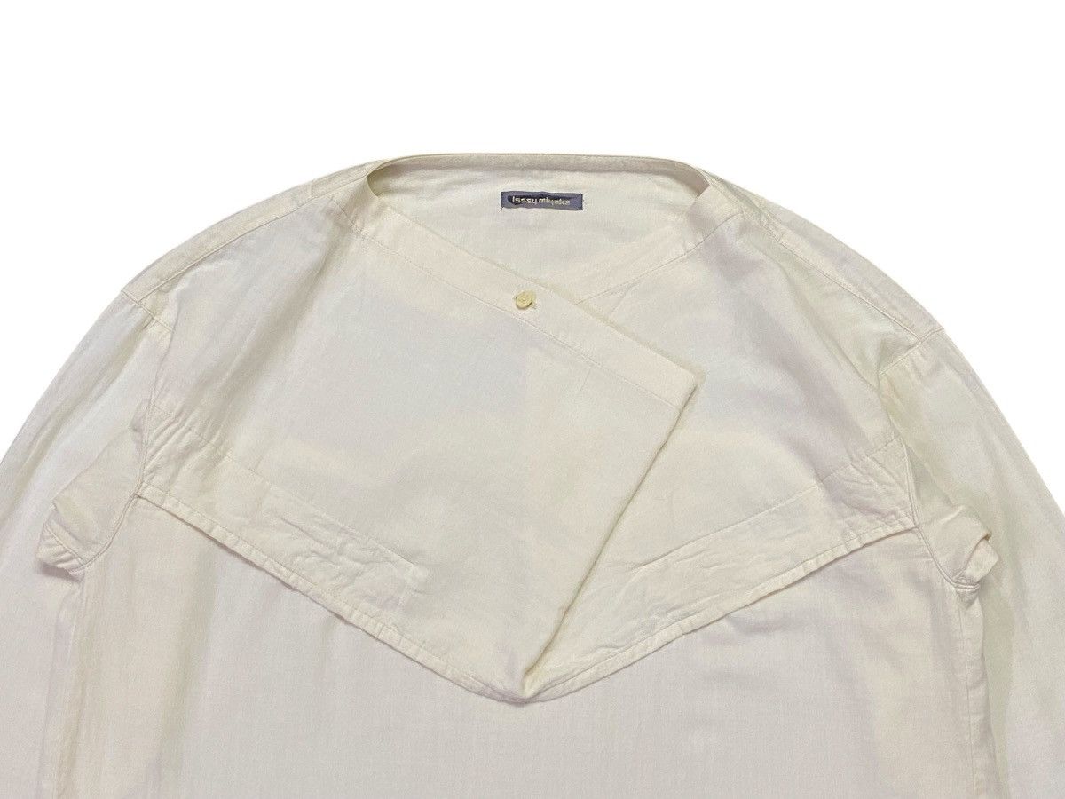 Issey Miyake Vintage 80s Issey Miyake Classic Cotton Blouses Size M / US 6-8 / IT 42-44 - 4 Thumbnail